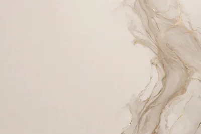 Abstract Beige Marble Texture With Gold Veins