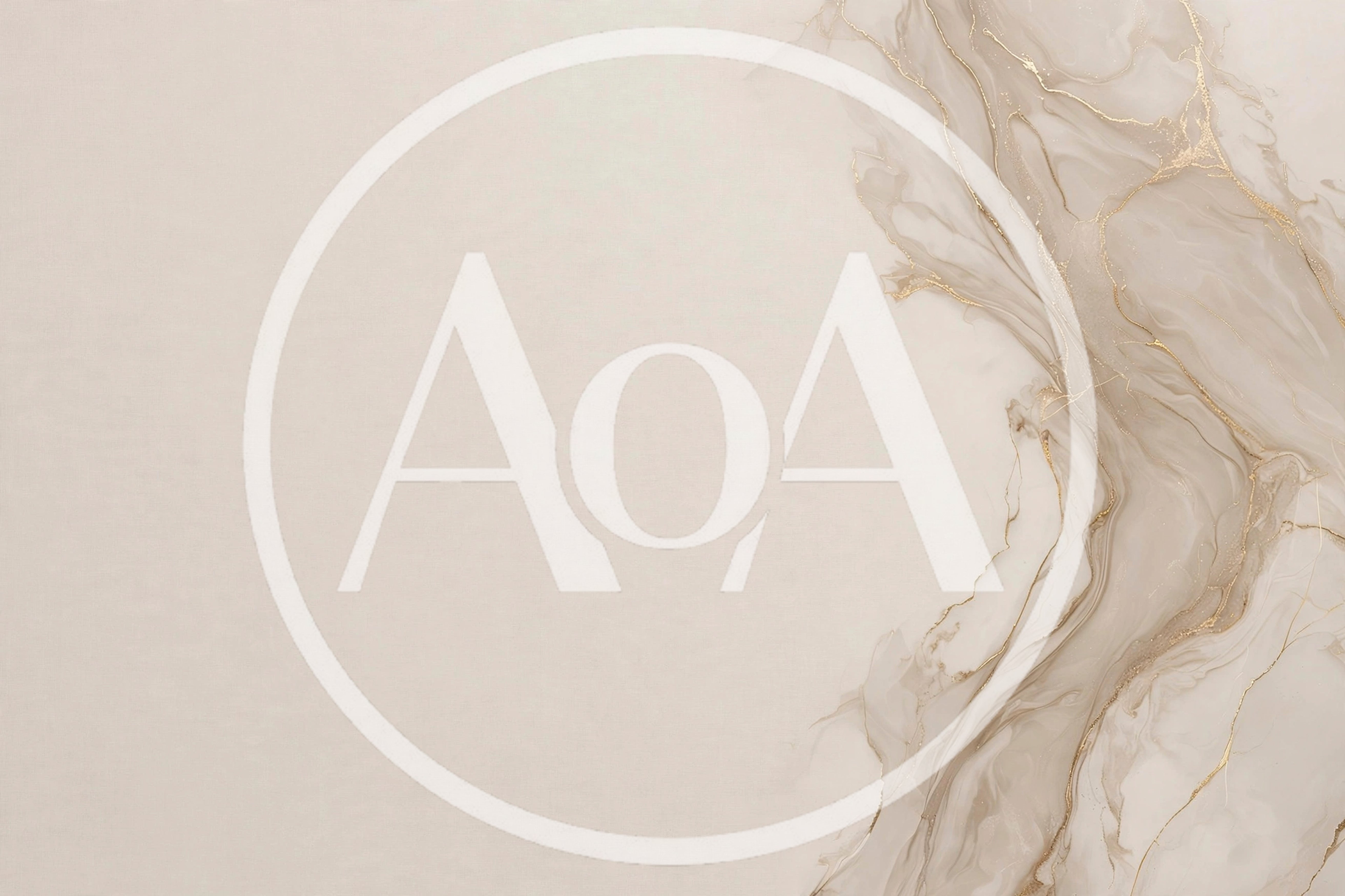 Abstract Beige Marble Texture With Gold Veins