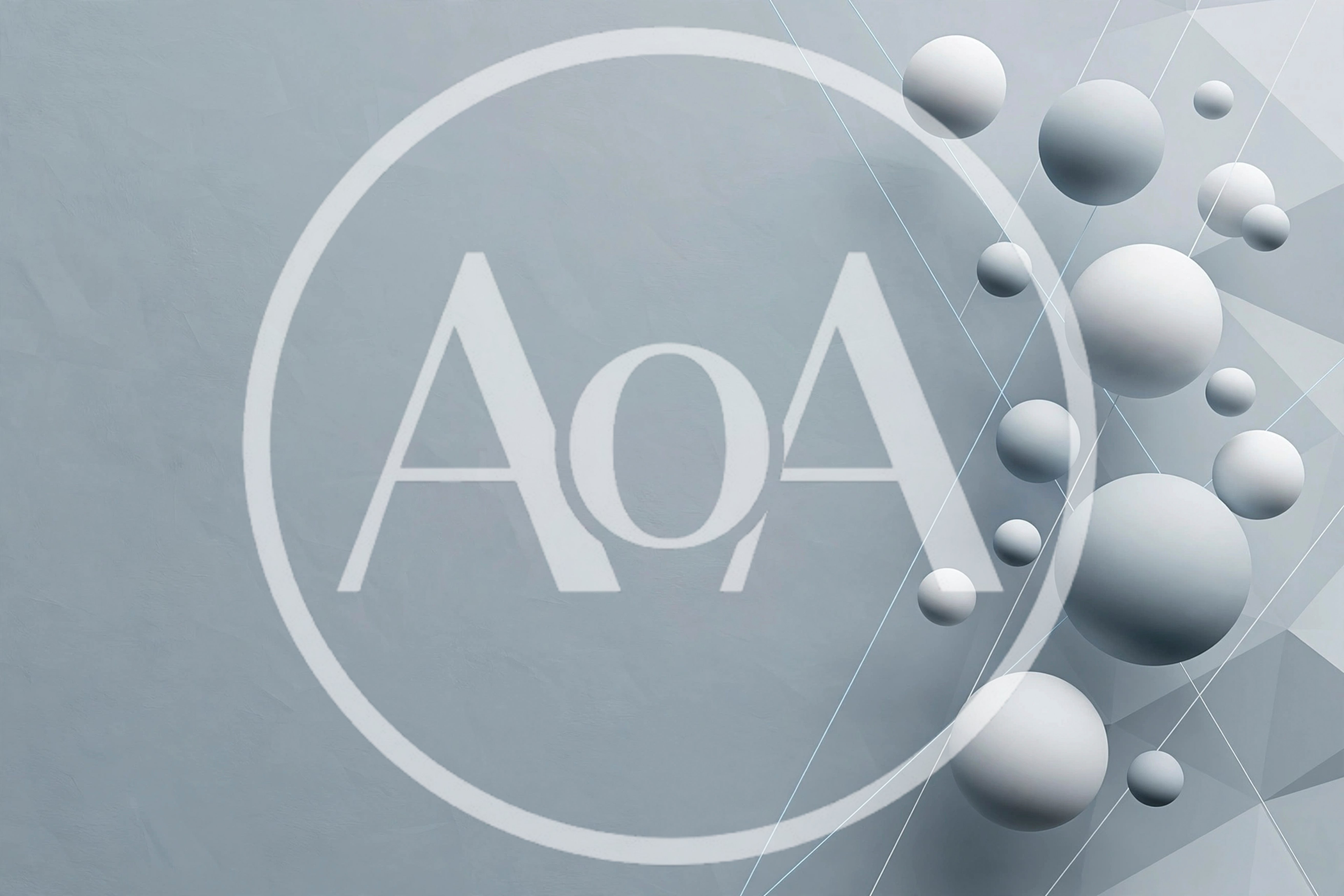Abstract 3D Spheres With Geometric Lines Background