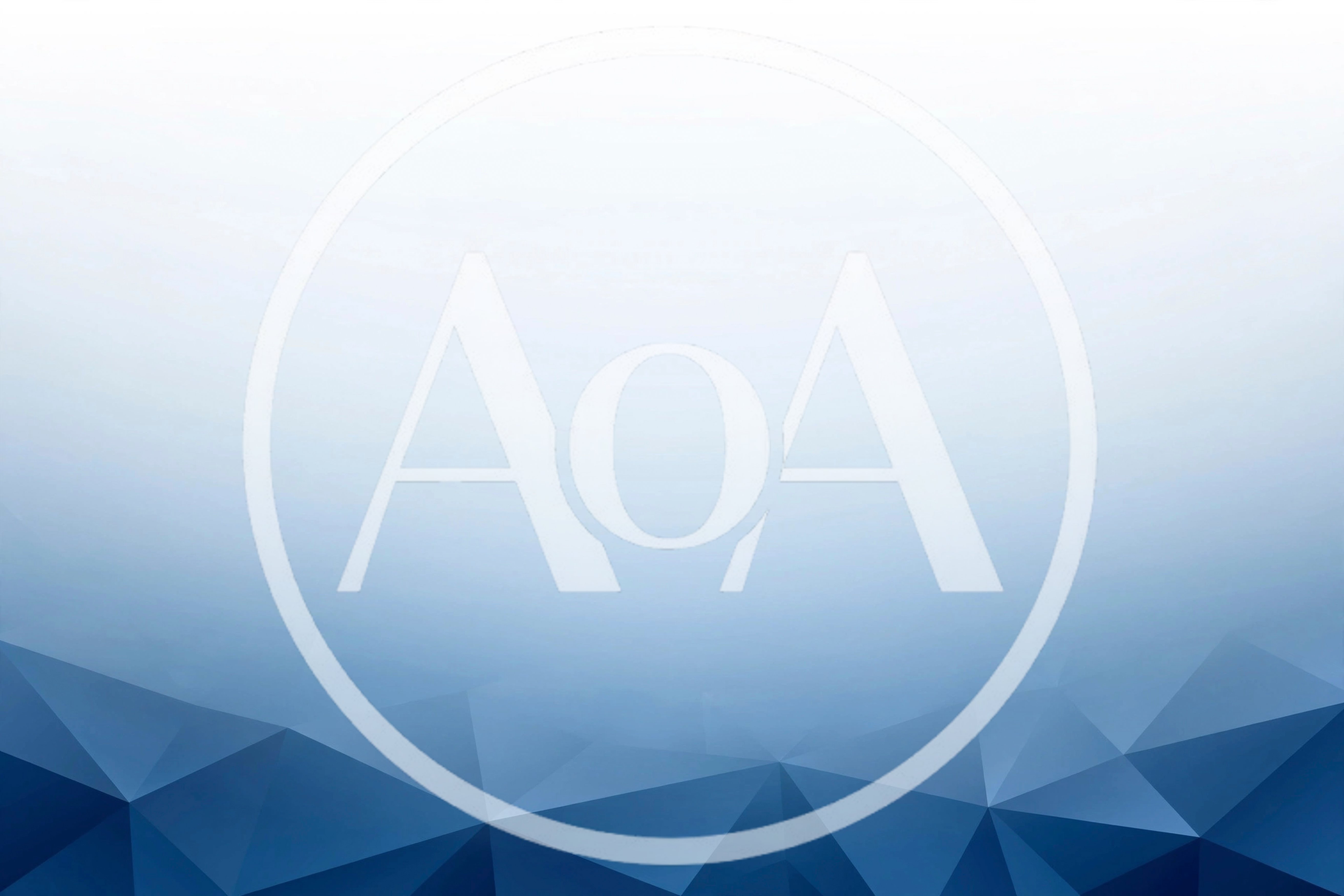 Abstract Blue Geometric Low Poly Background
