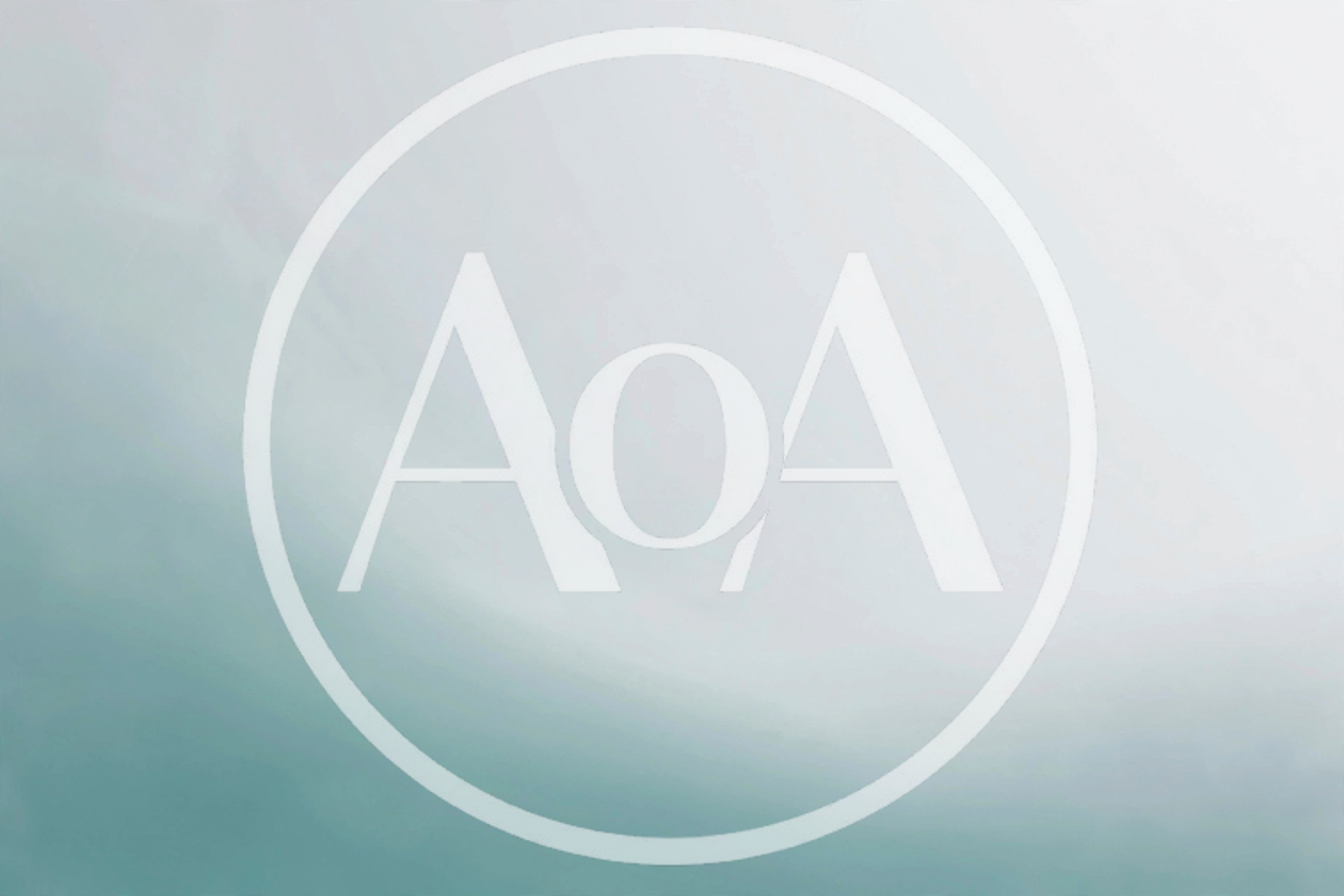 Abstract Soft Gradient Background With Teal And White