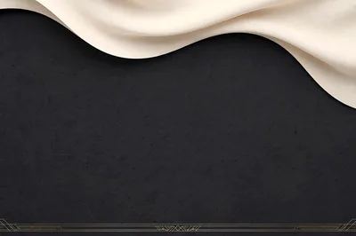 Elegant Cream Fabric Drape Over Black Textured Background
