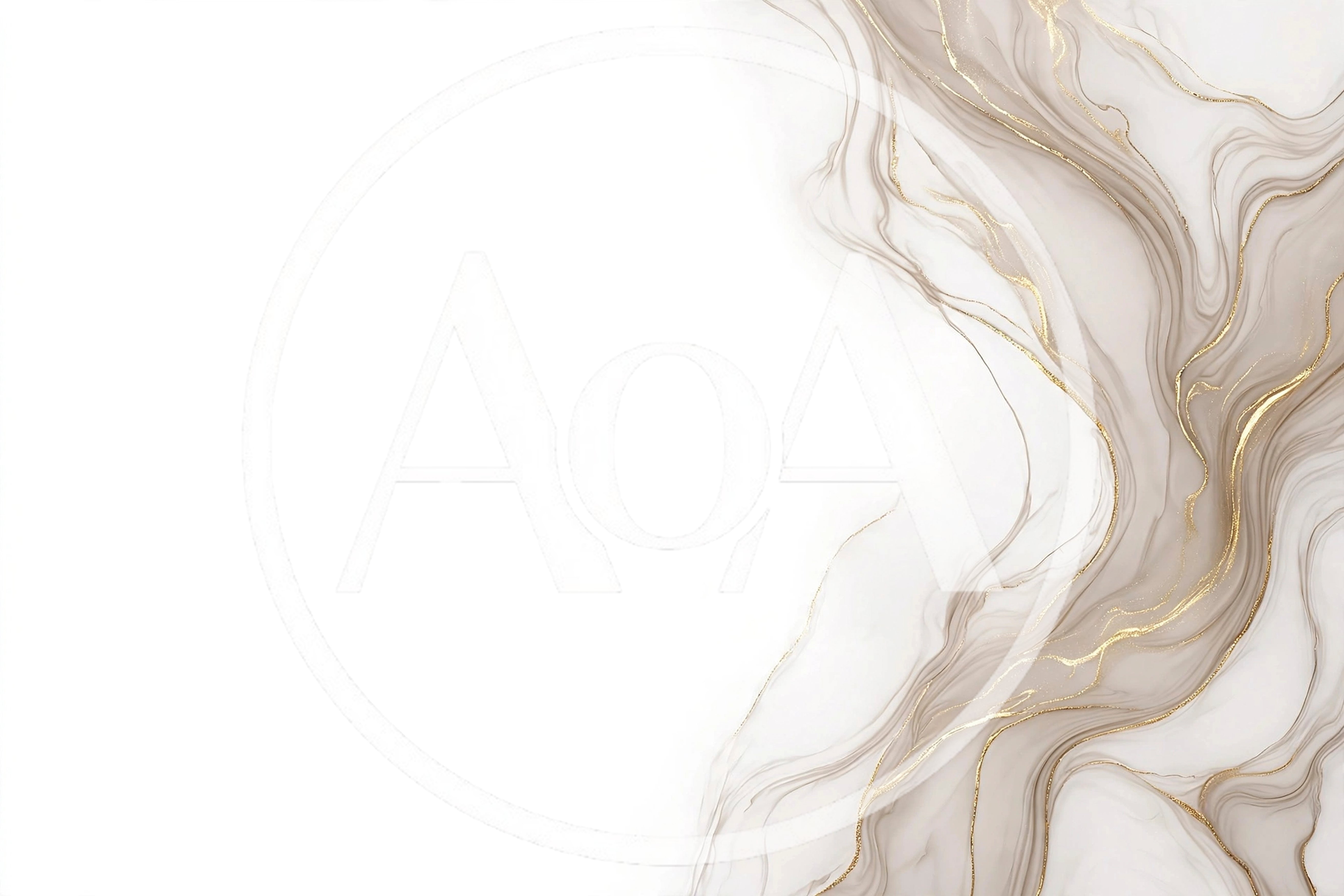 Abstract Beige And Gold Alcohol Ink Background