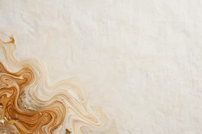 Abstract Fluid Art Background With Gold Leaf Accents