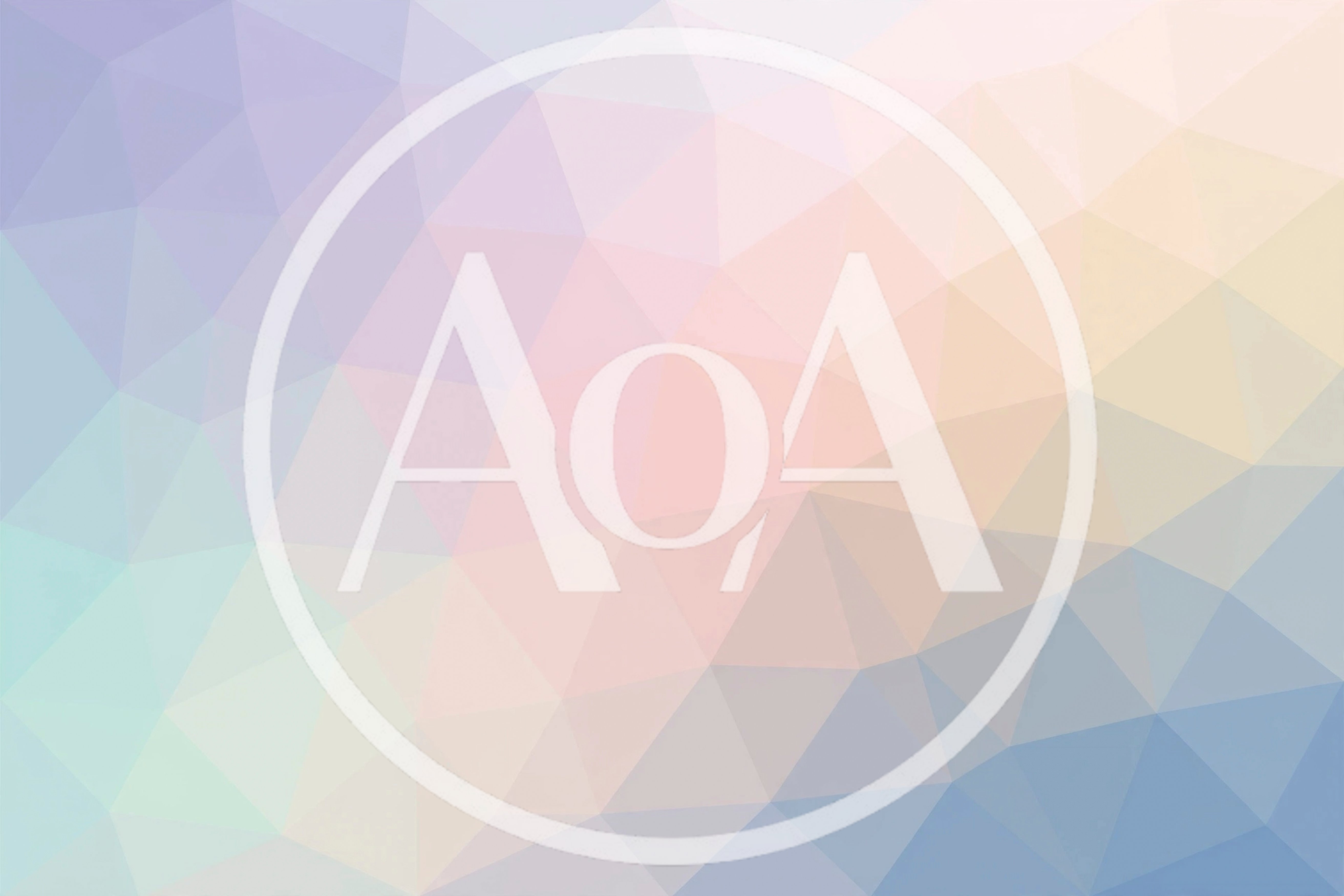 Abstract Geometric Low Poly Pastel Background