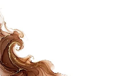 Abstract Brown and Gold Alcohol Ink Background