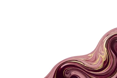 Abstract Liquid Marble Background With Gold Veins