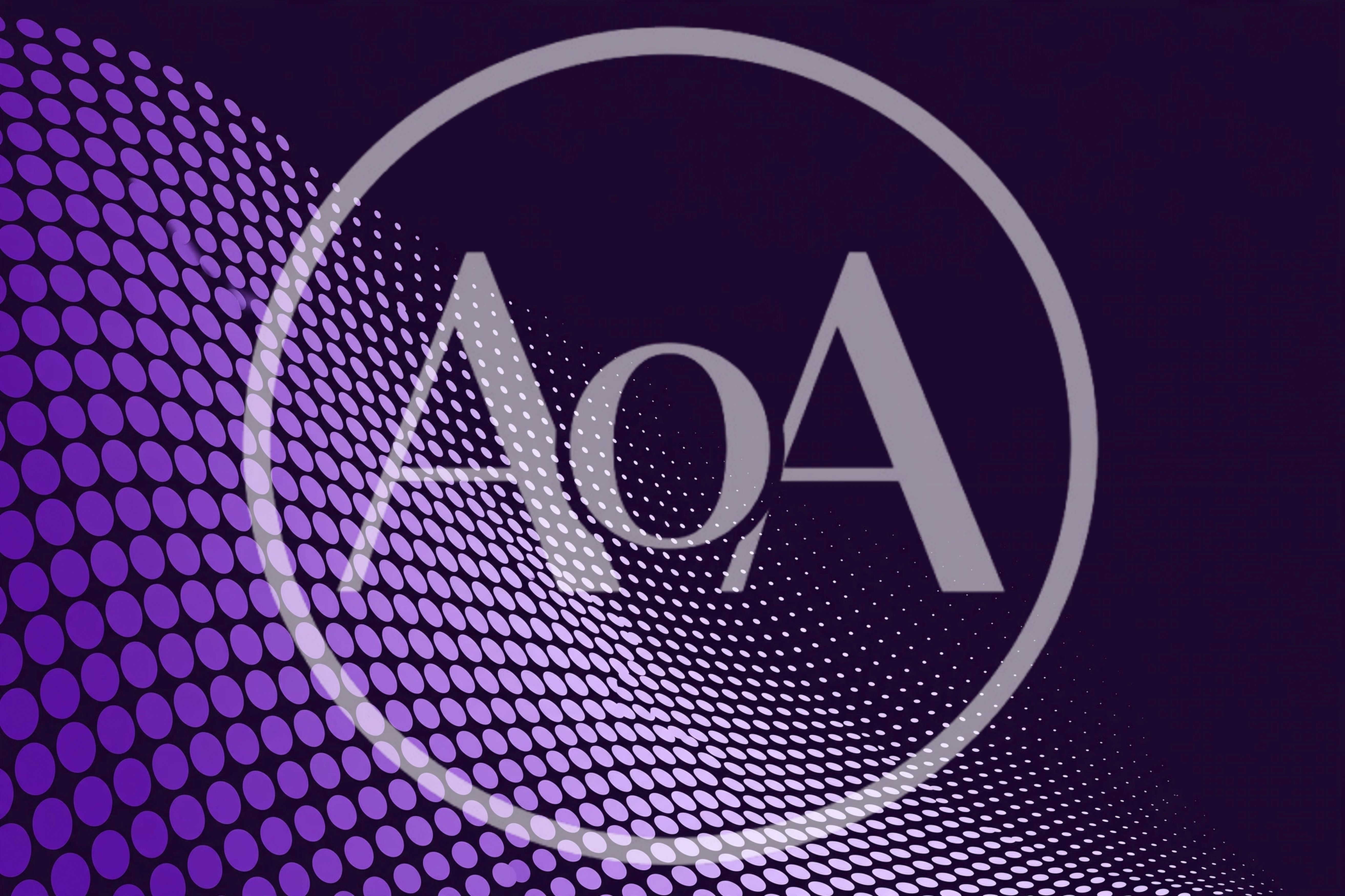 Abstract Purple Halftone Dot Pattern Background