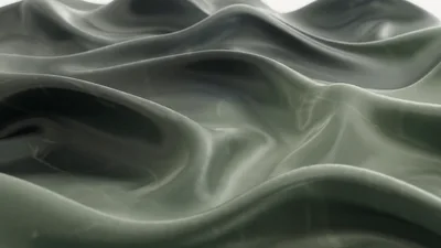 Abstract Liquid Waves Flowing With Color Transition