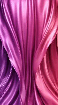 Abstract Flowing Silk Fabric With Dynamic Color Gradient
