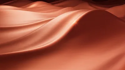 Abstract Liquid Gold And Purple Silk Waves Flowing