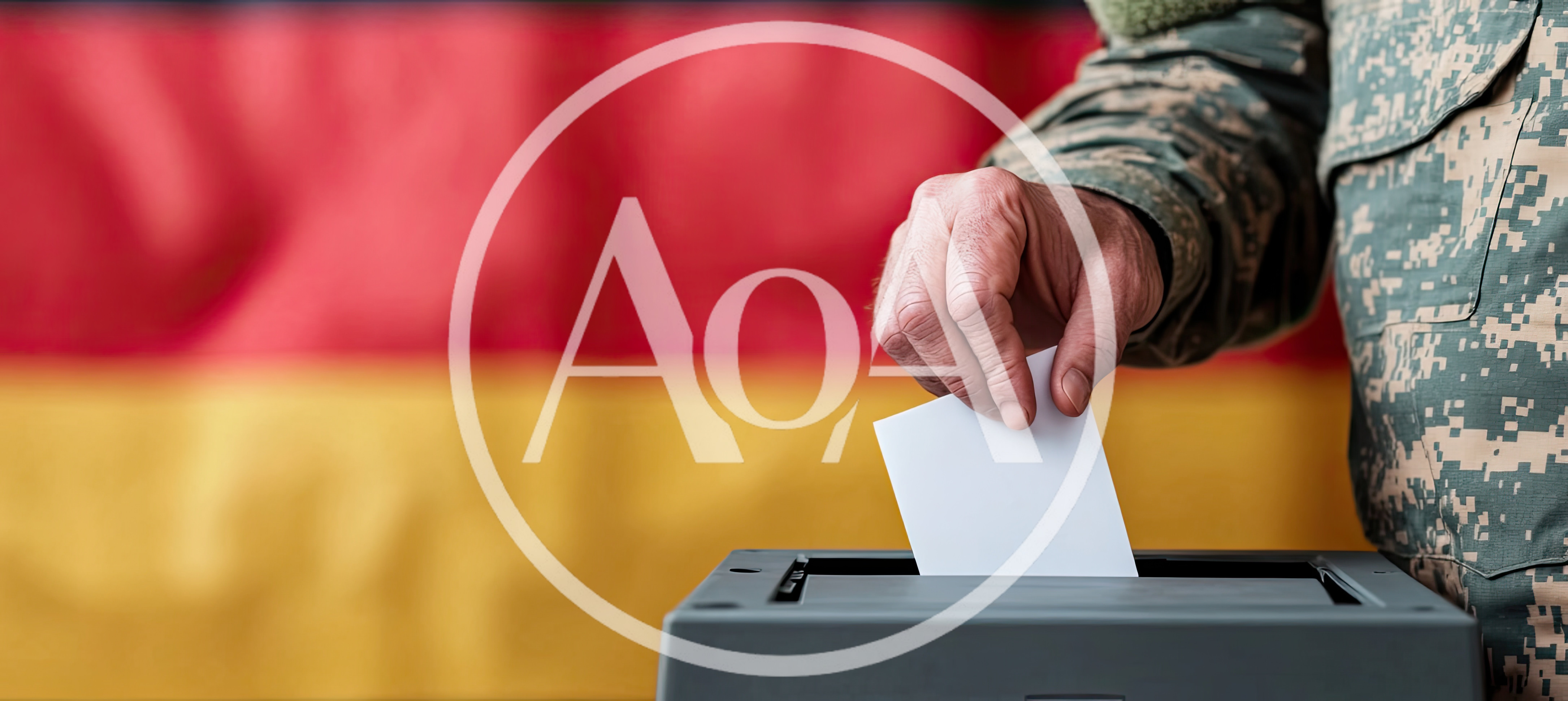 Soldier Casting Vote in German Election