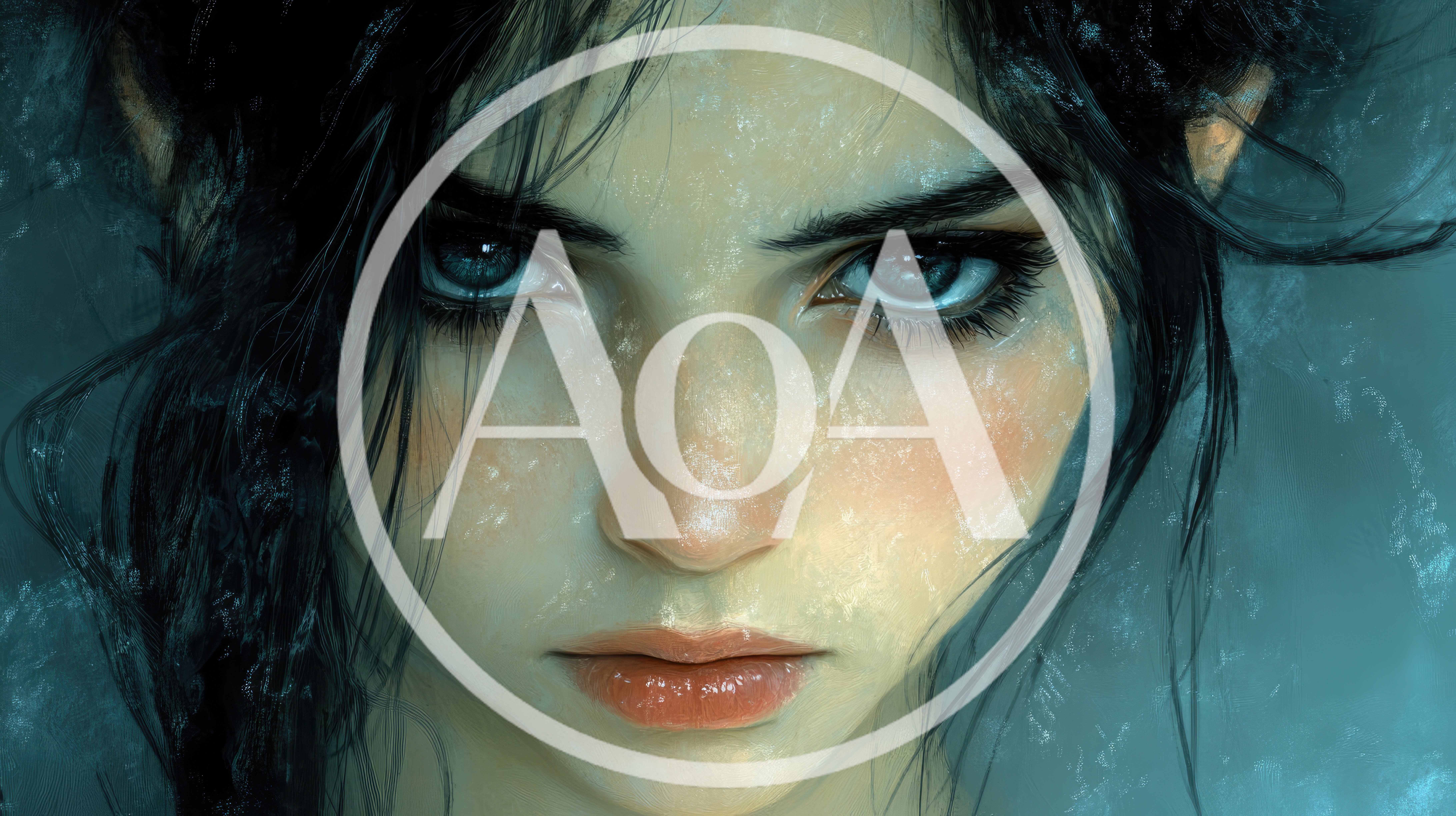 Digital Portrait Of A Mysterious Elf Woman