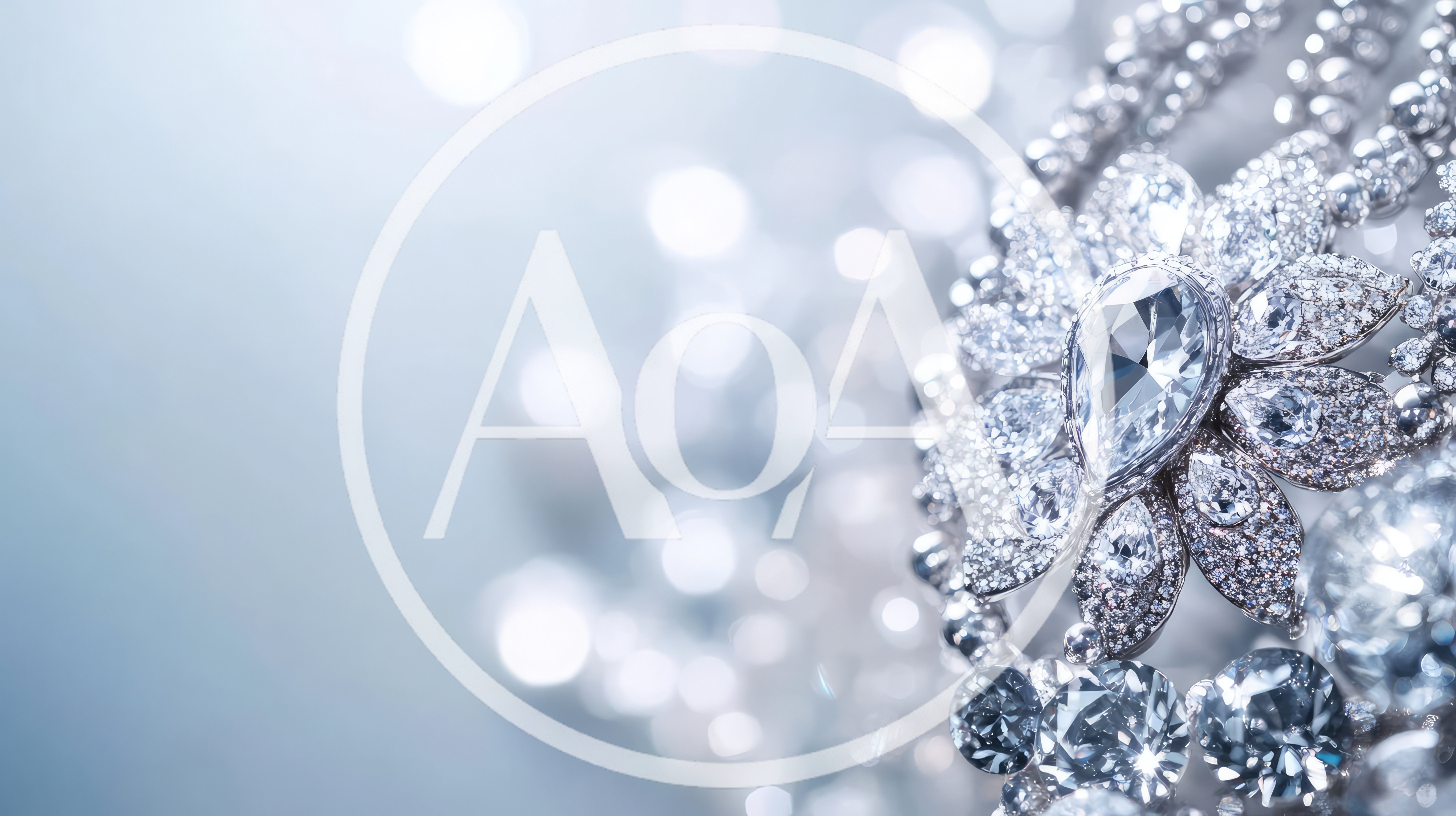 Close Up Of A Luxurious Diamond Jewelry Piece