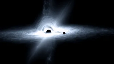 Spaceship Approaching A Massive Rotating Black Hole