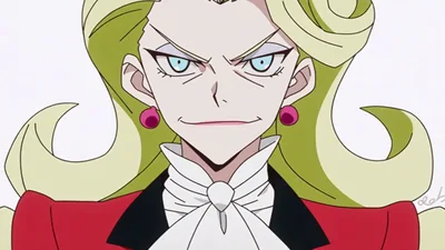 Animated Female Character With Blonde Hair Staring Intensely