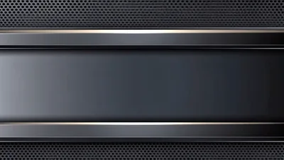 Metallic Background With Expanding Silver Center Panel