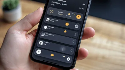 Hand Holding Smartphone Displaying Cryptocurrency Portfolio App