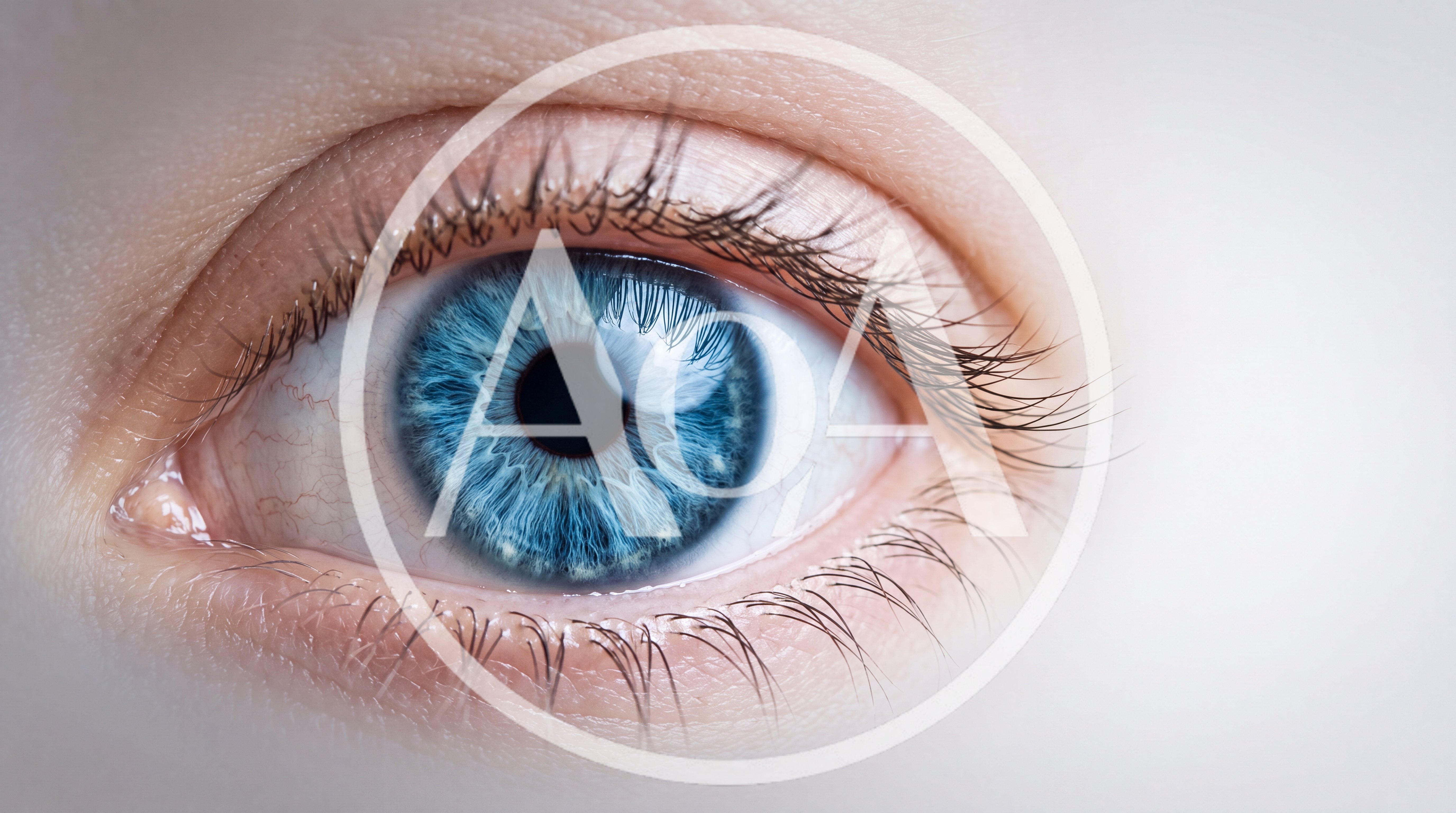 Extreme Close Up Of A Human Blue Eye