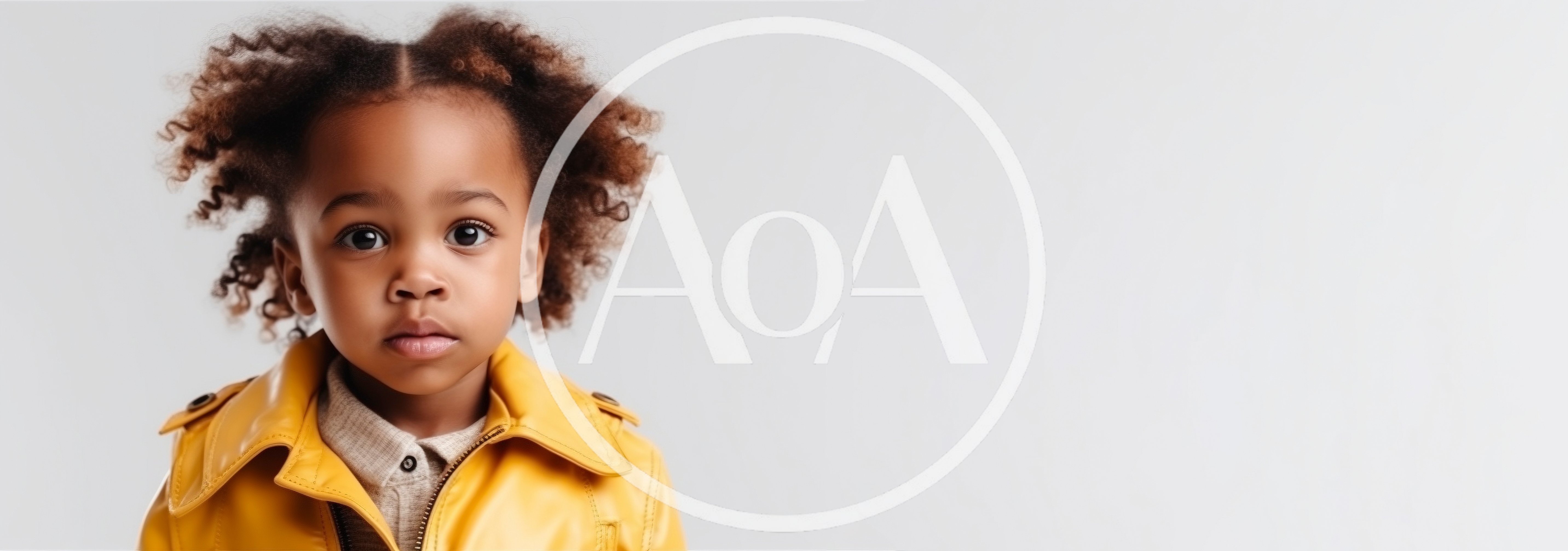 Portrait of a Young Child in a Yellow Jacket