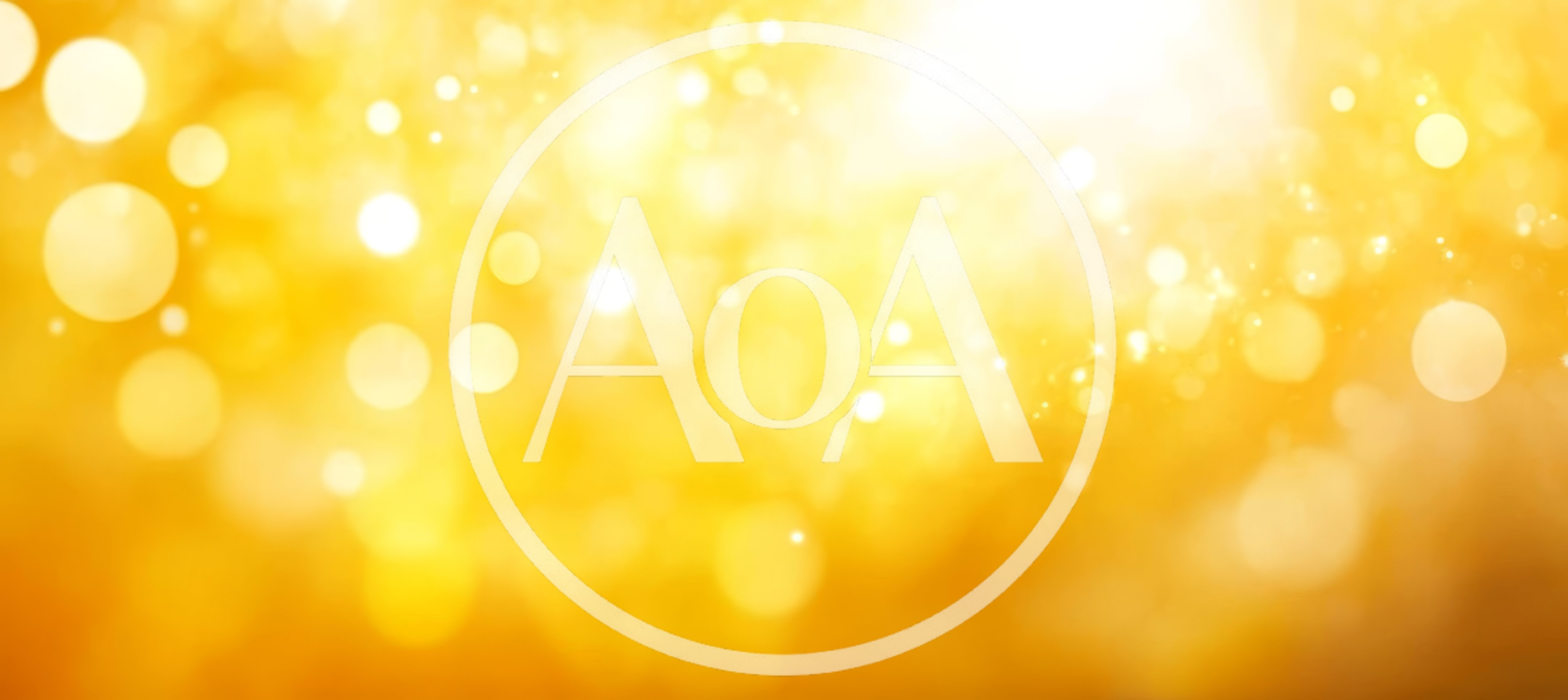 Abstract Golden Bokeh Light Background
