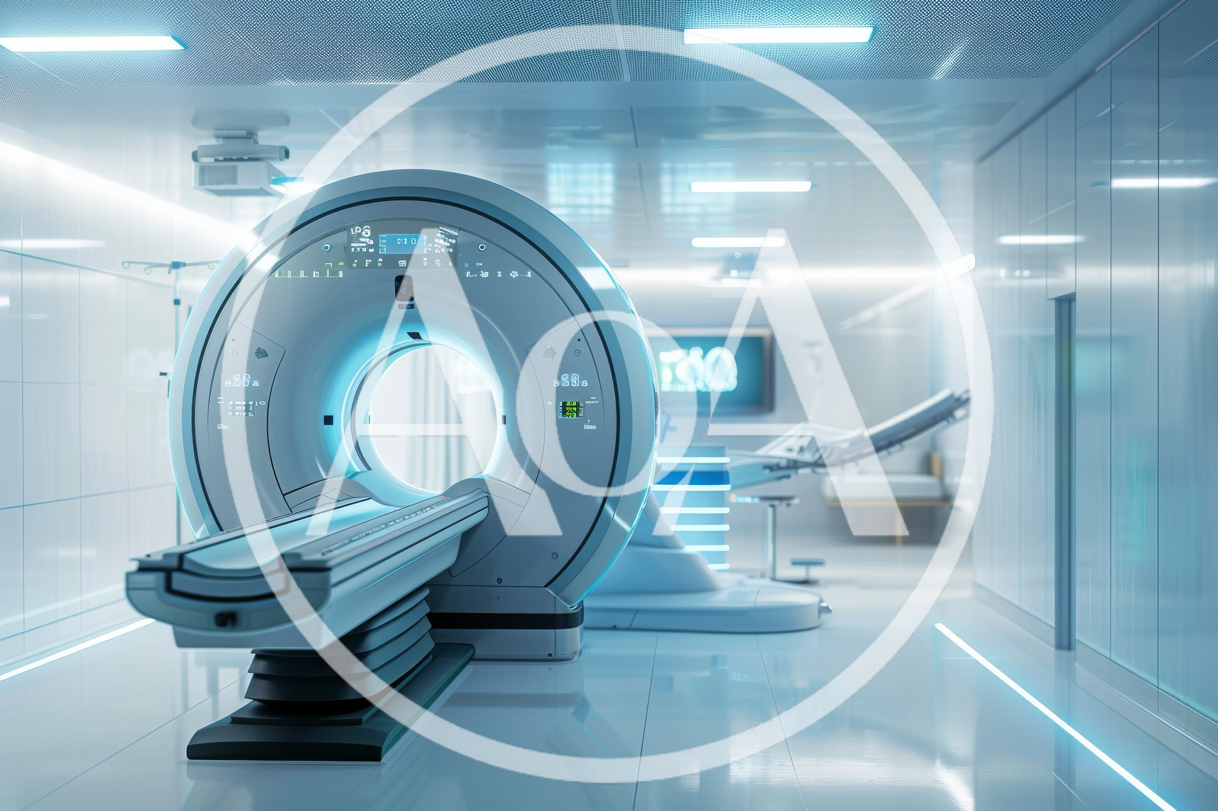 Modern Medical CT Scanner in Hospital Imaging Room