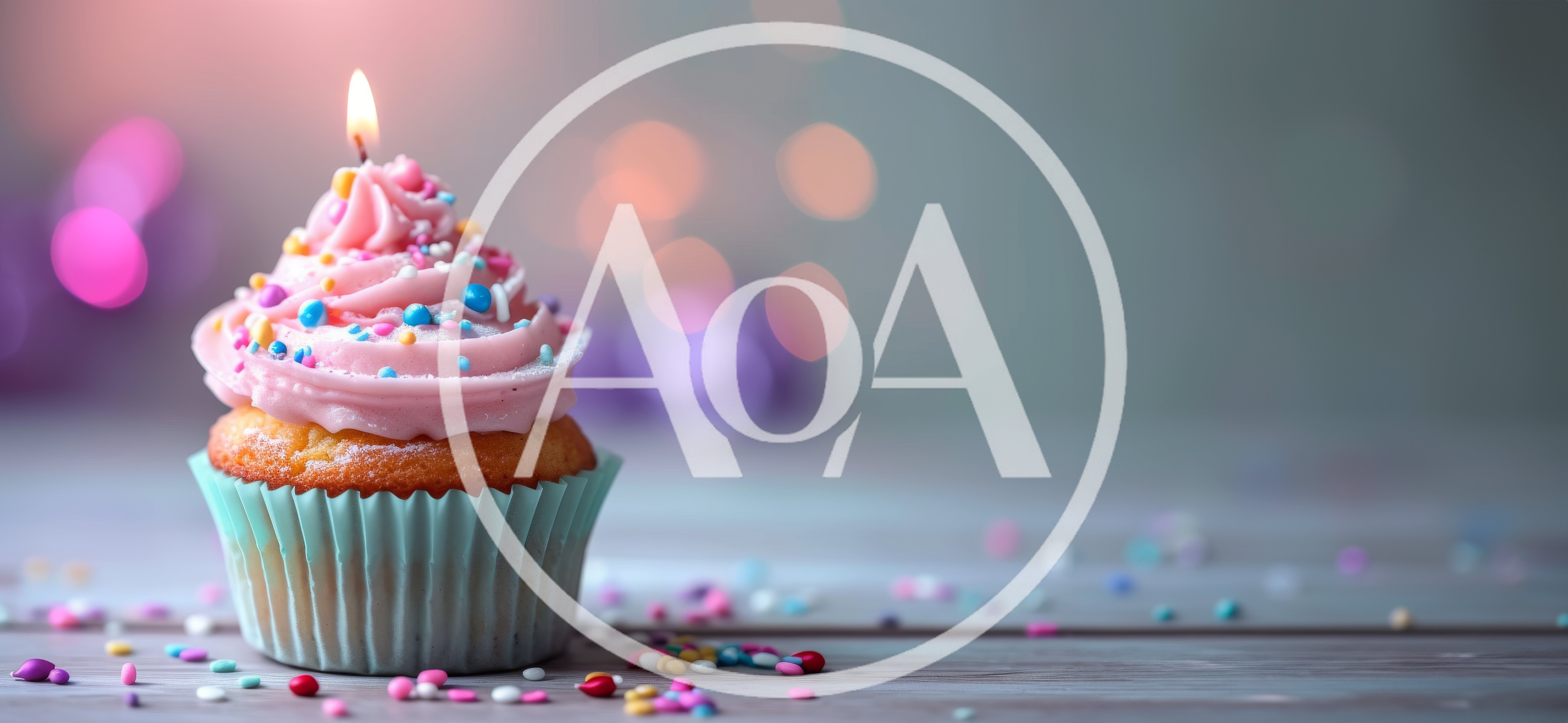 Single Birthday Cupcake With Lit Candle