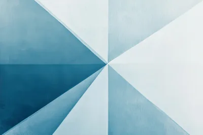 Abstract Geometric Architecture With Sharp Angular Lines
