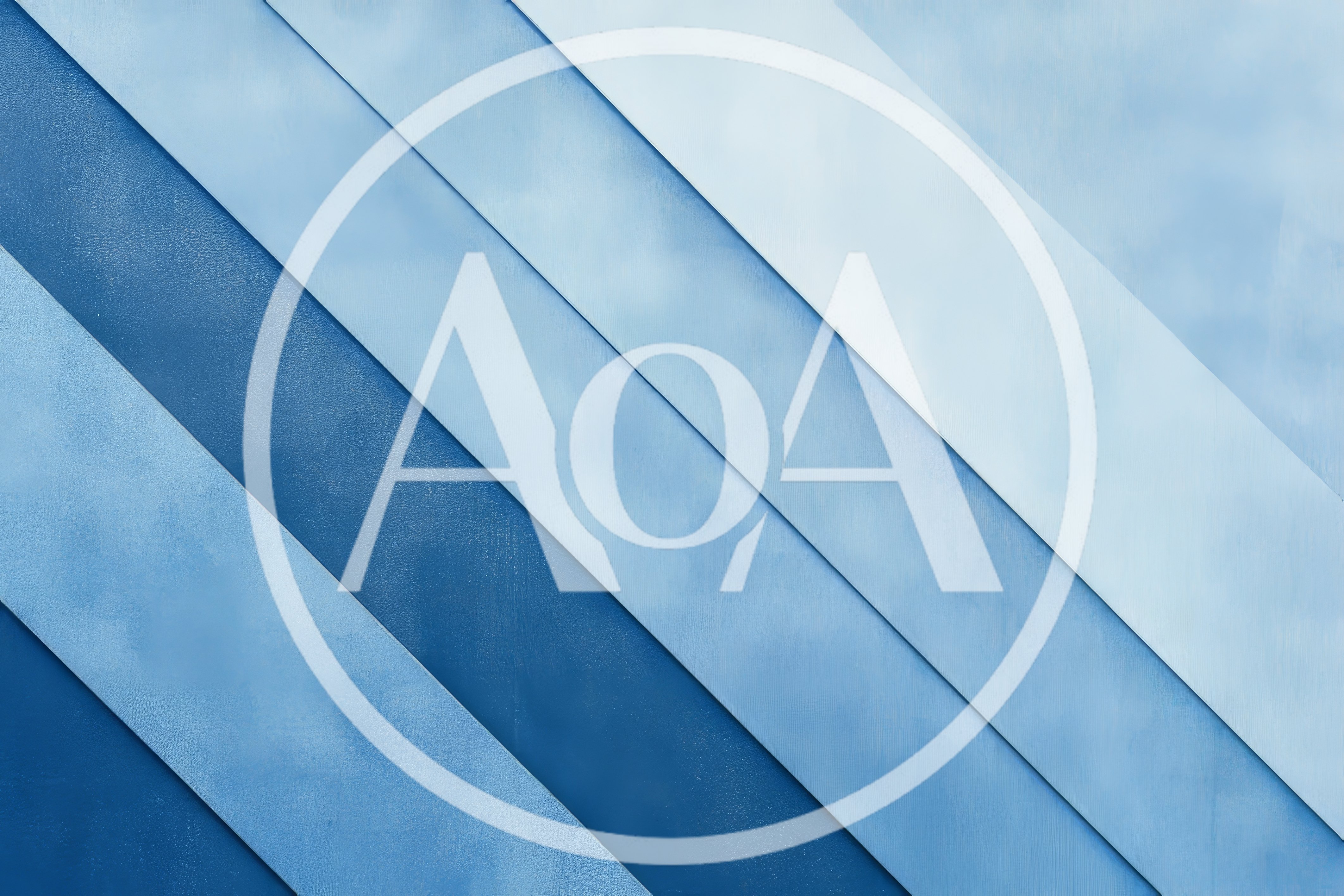 Abstract Background Of Diagonal Blue Gradient Stripes