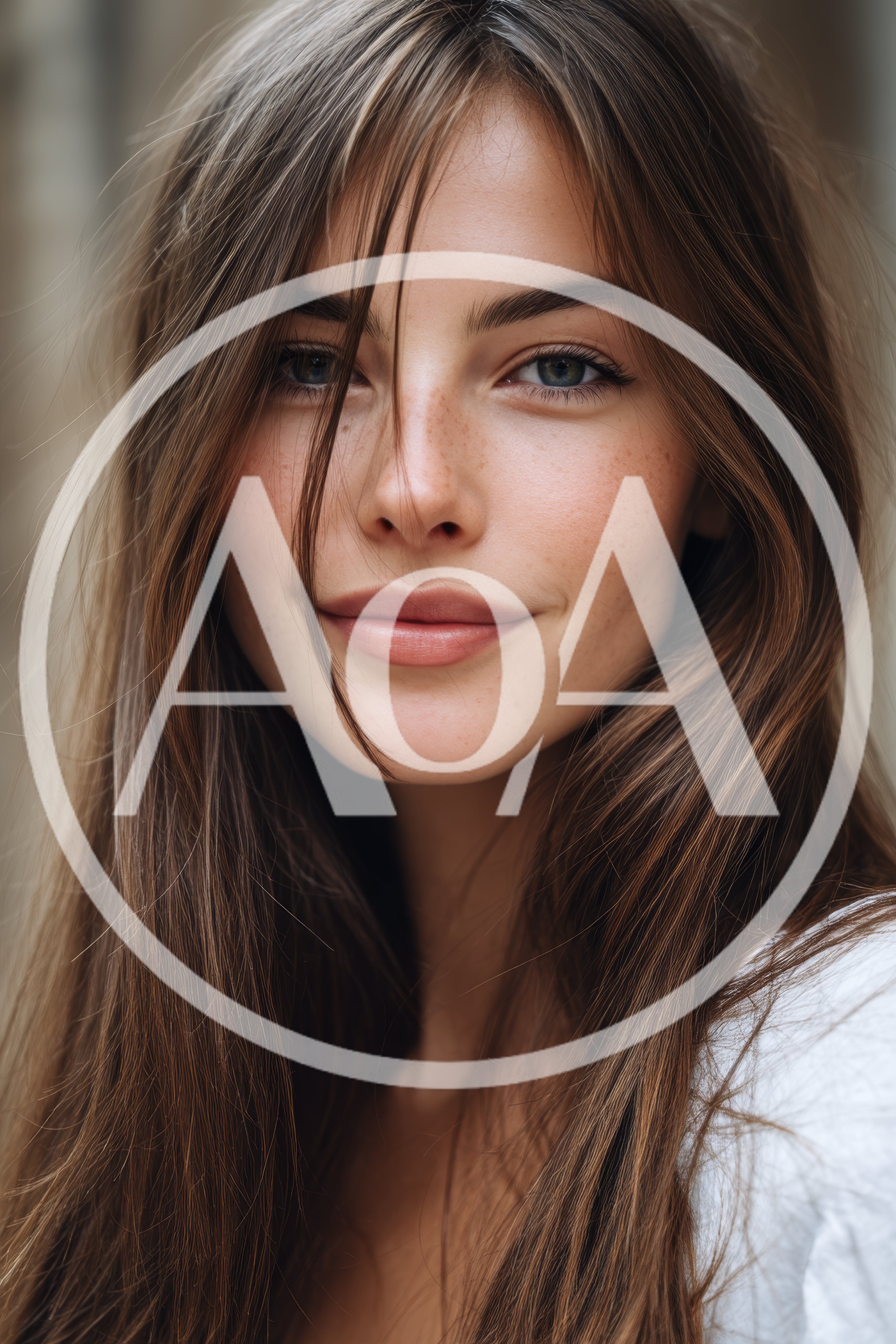 Portrait Of A Young Woman With Natural Beauty