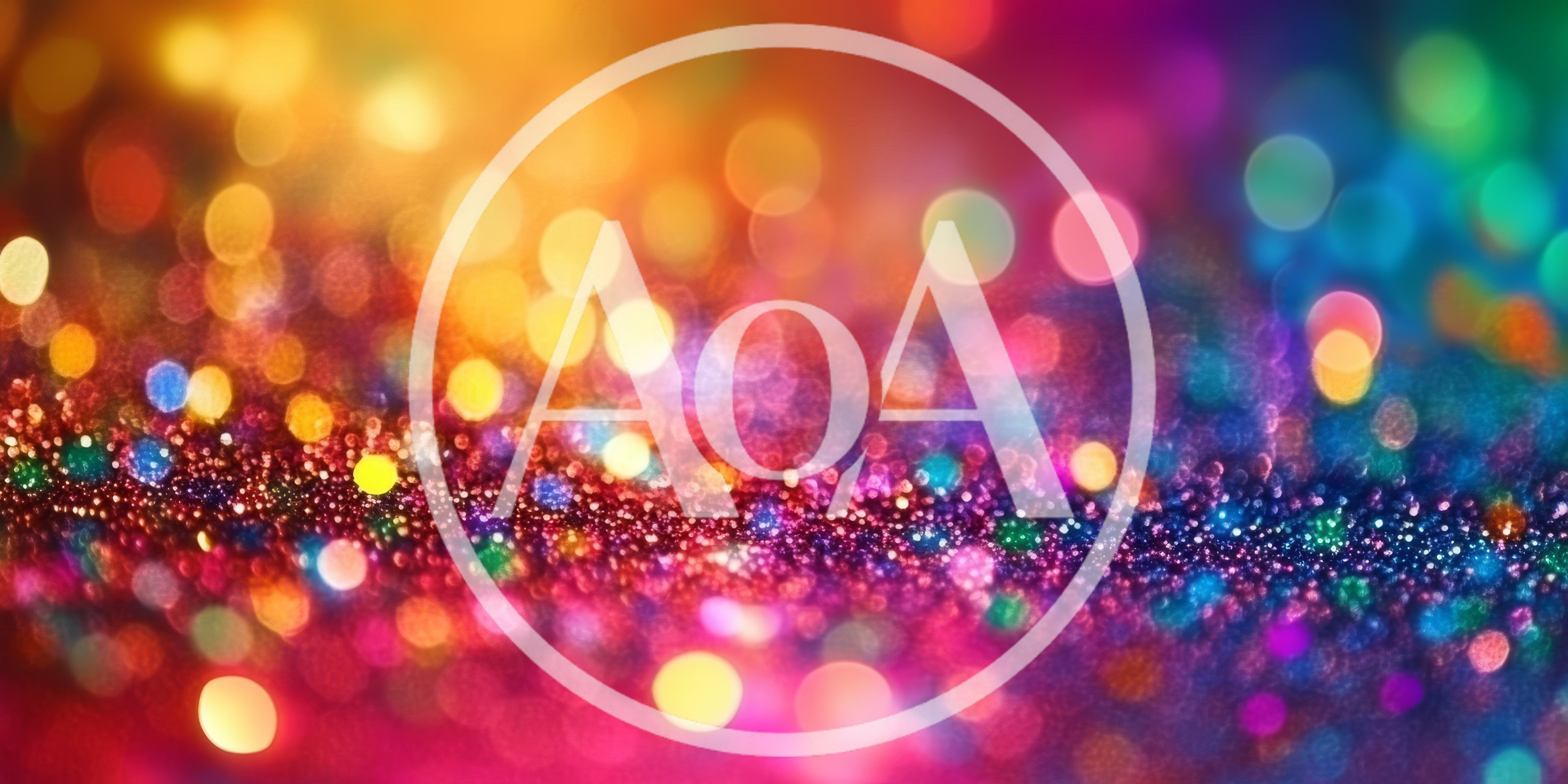 Abstract Colorful Glitter Bokeh Background