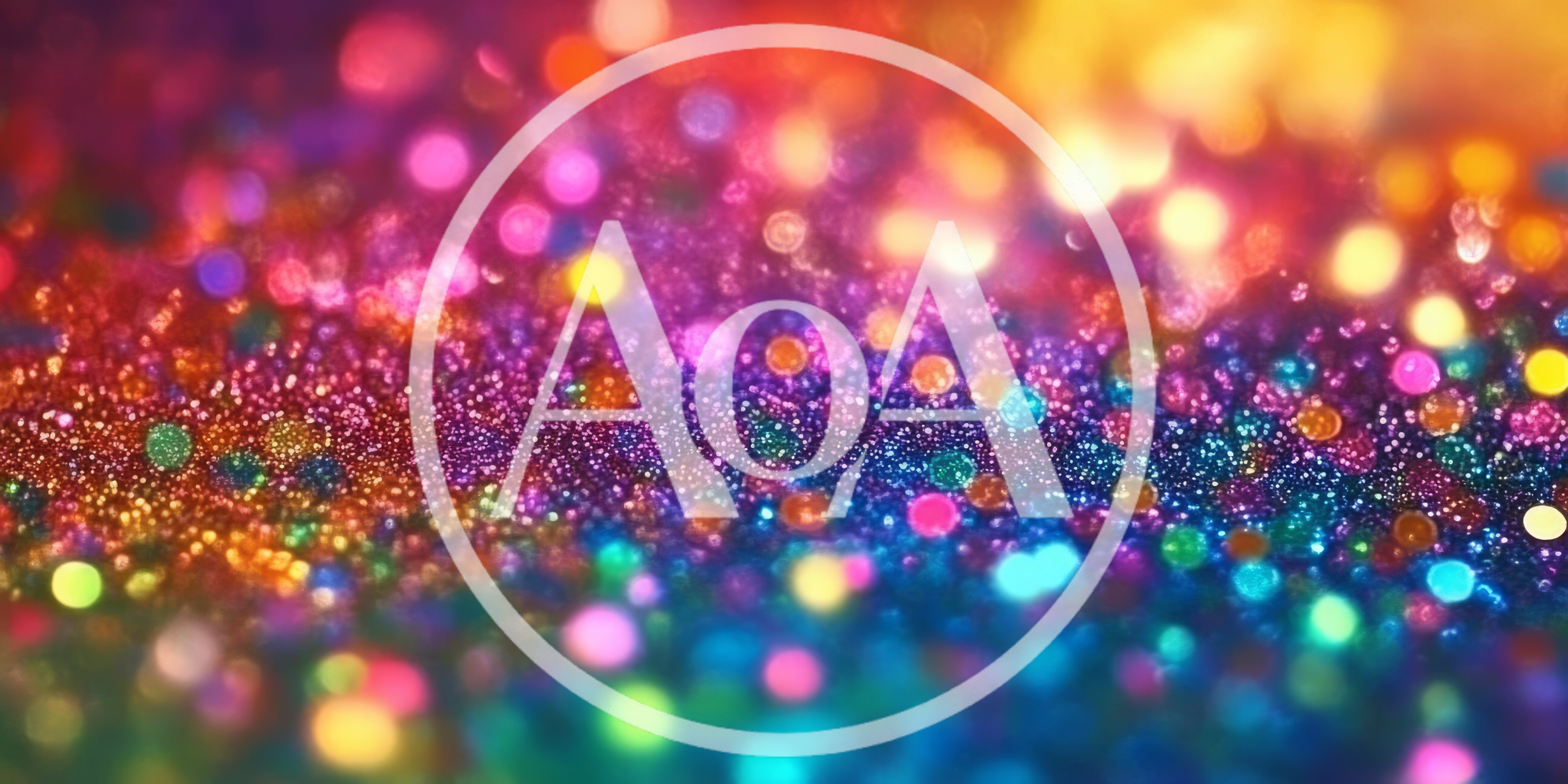 Abstract Colorful Glitter Bokeh Background
