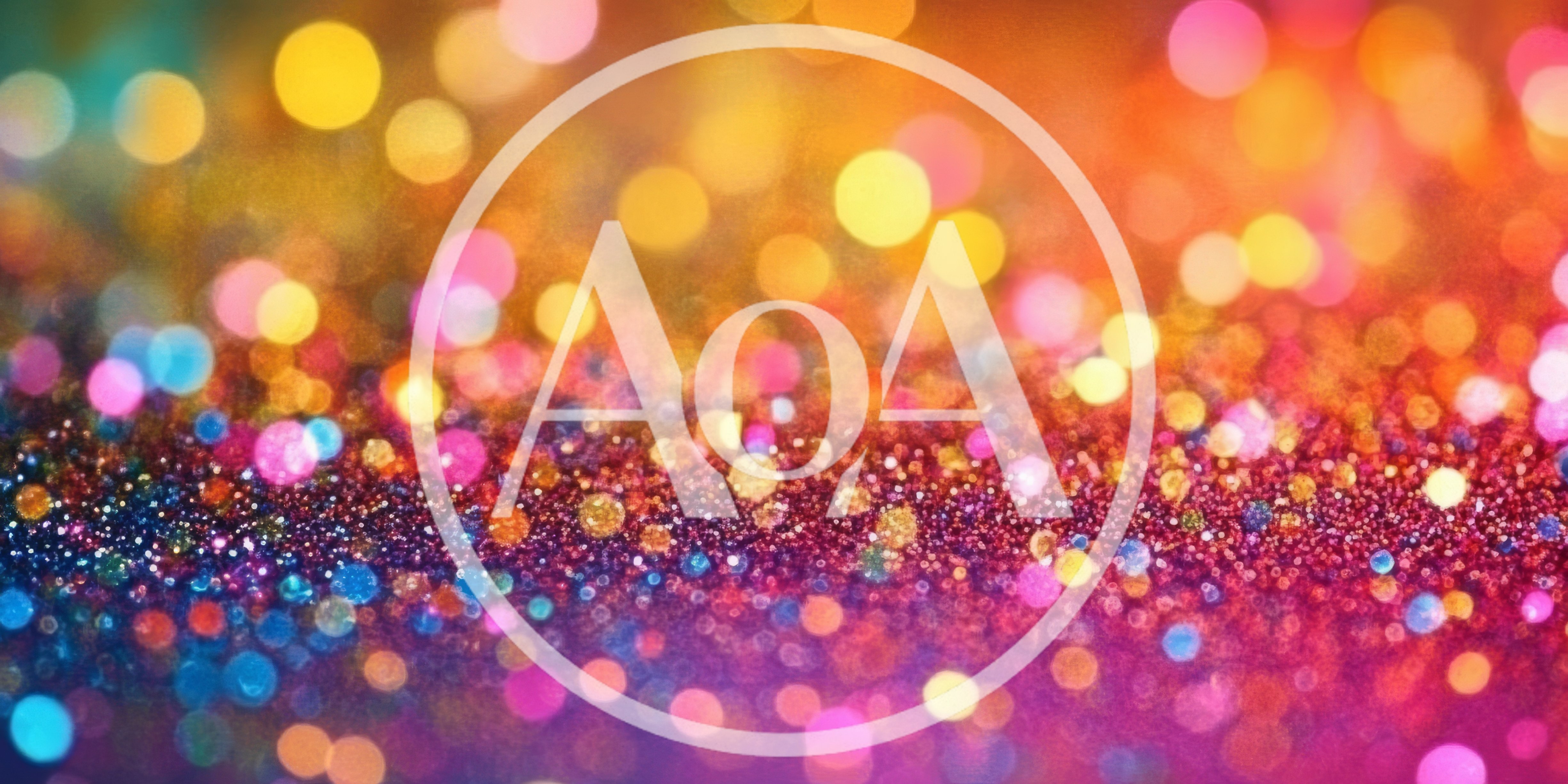 Abstract Colorful Glitter Background With Bokeh Effect