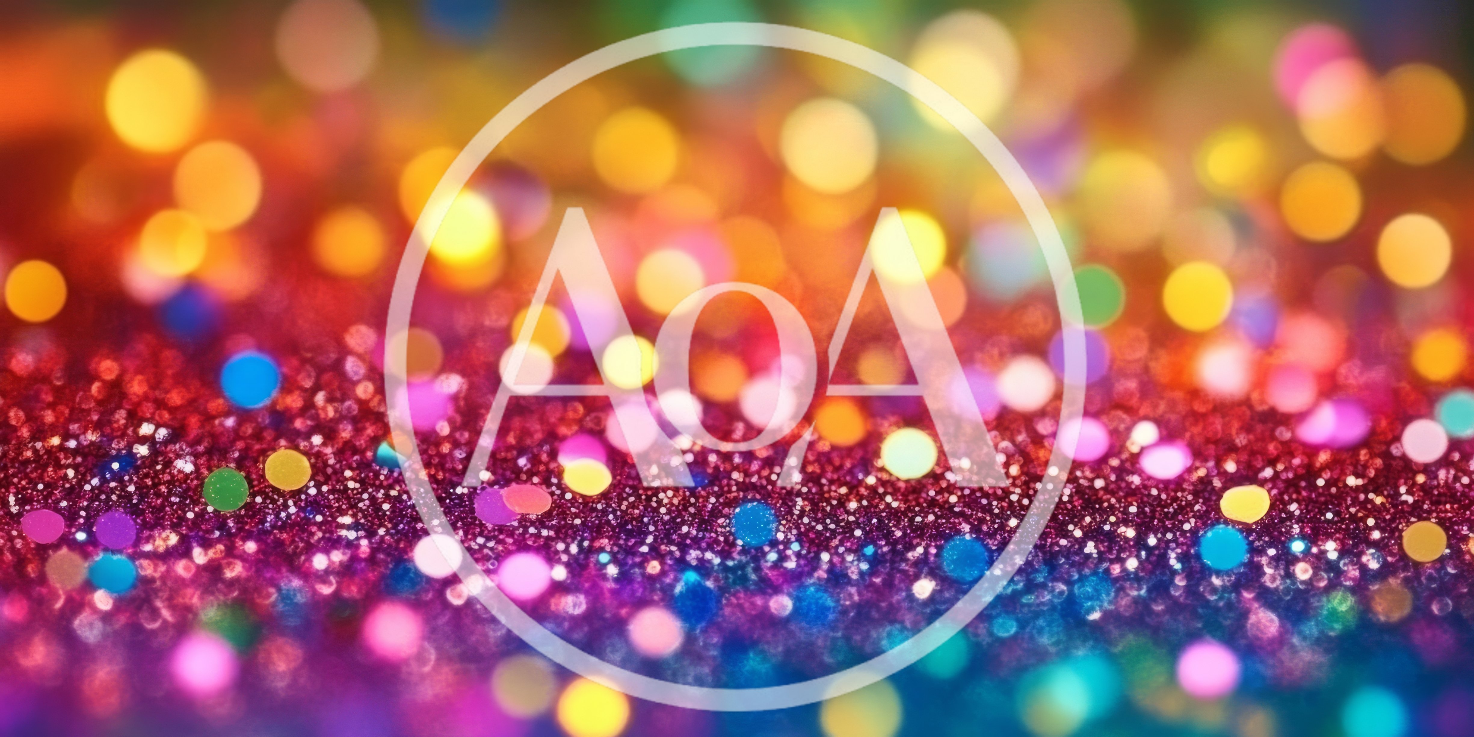 Abstract Colorful Glitter Bokeh Background