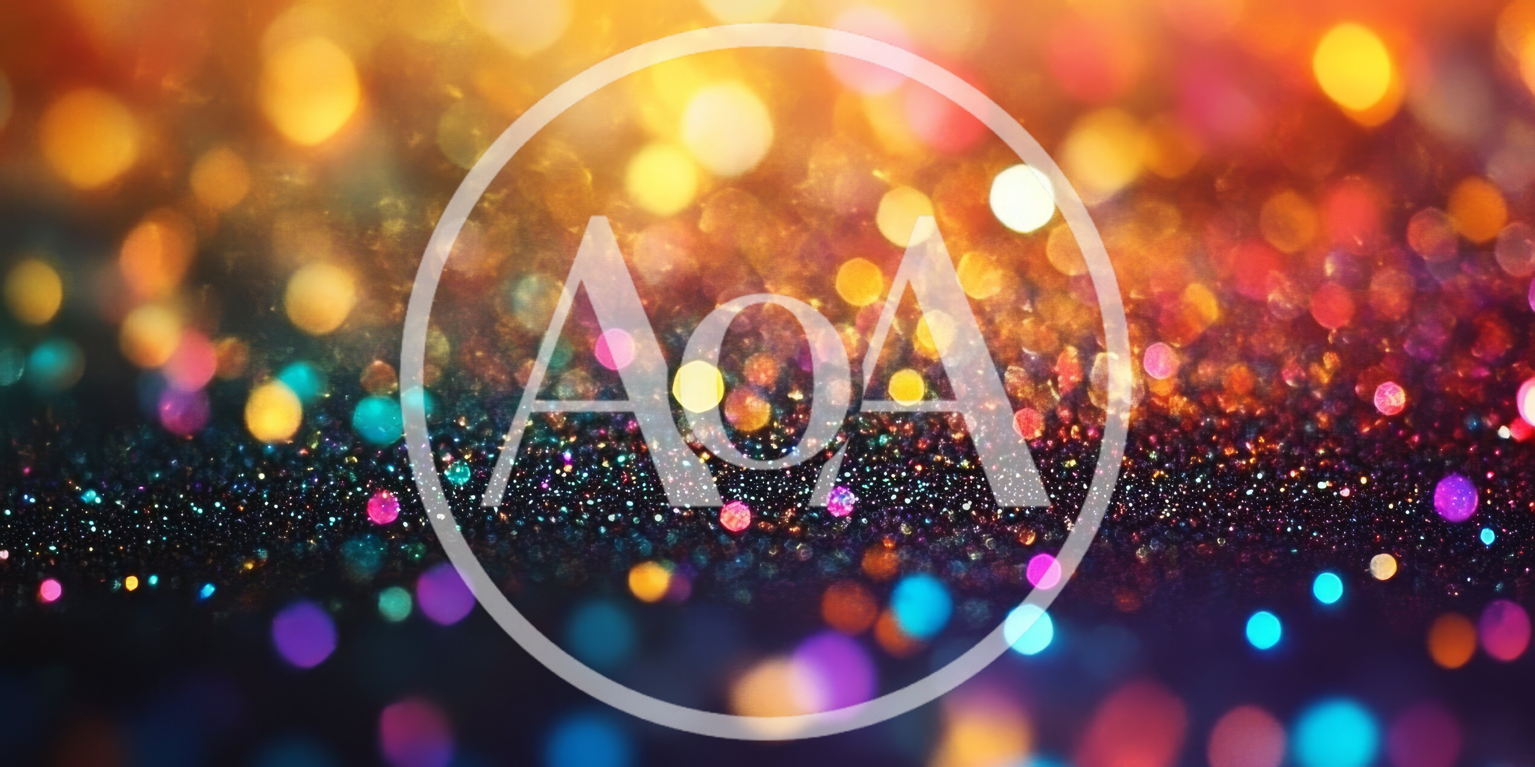 Abstract Colorful Glitter Bokeh Background