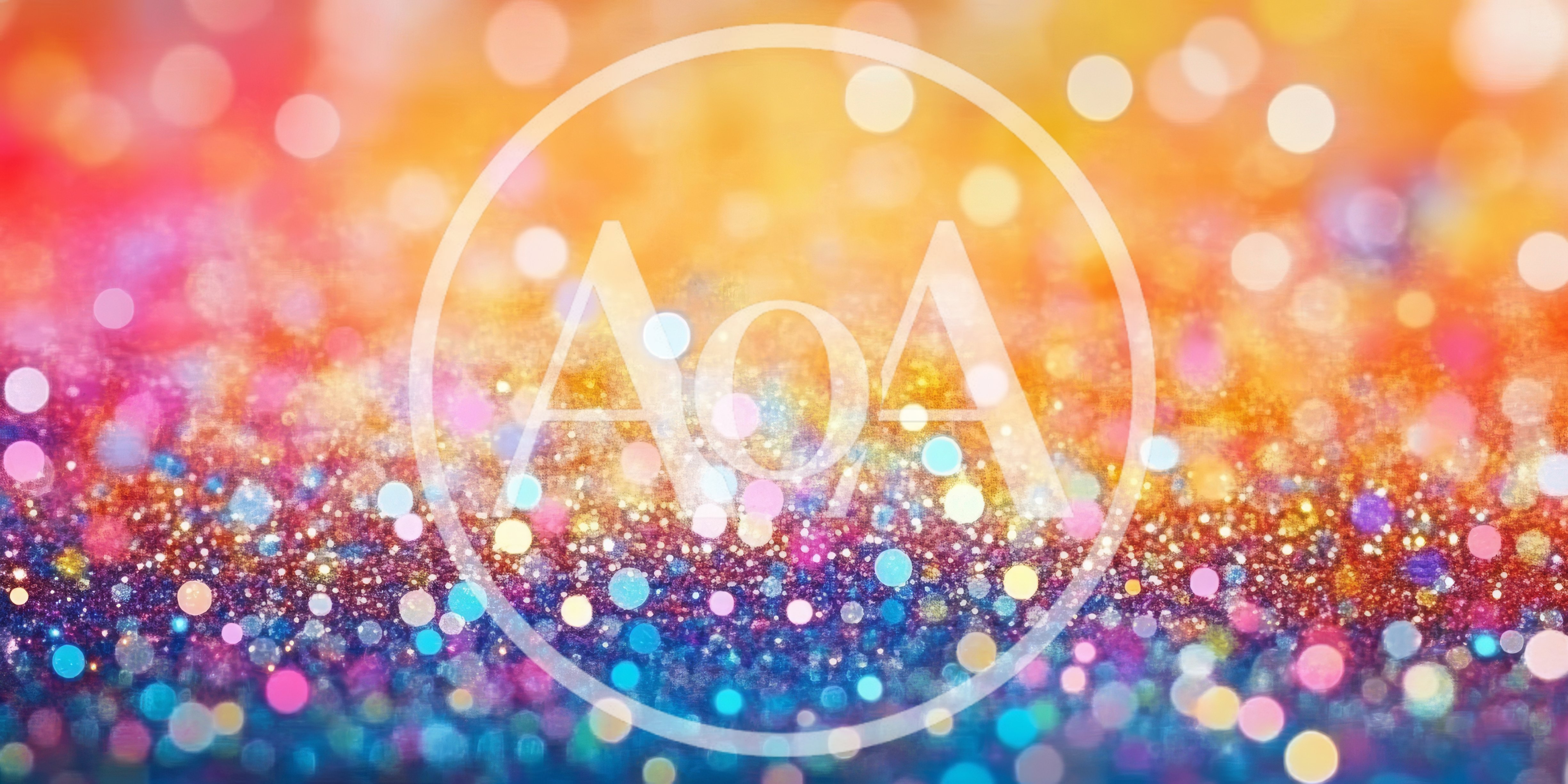Abstract Colorful Bokeh Background With Glittering Light Particles