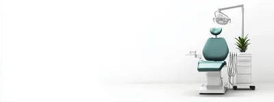 Modern Dental Chair With Equipment In Minimalist Clinic