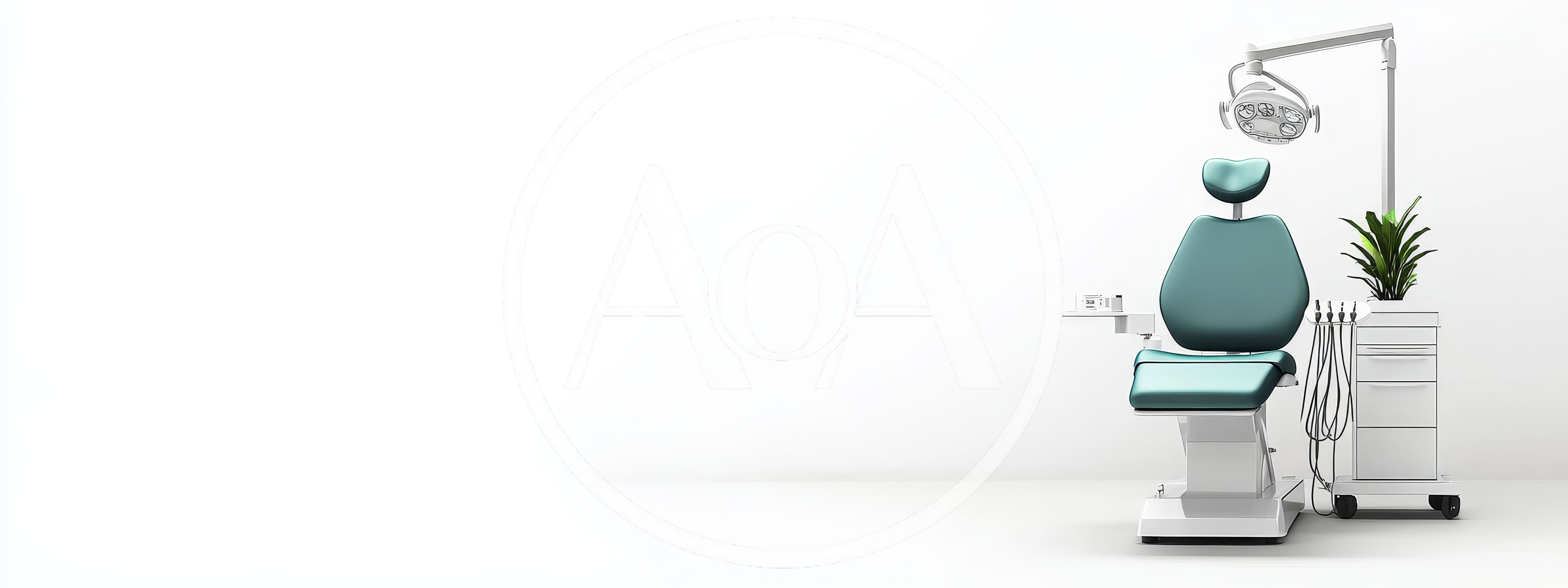 Modern Dental Chair With Equipment In Minimalist Clinic