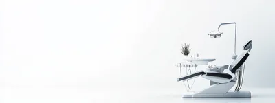 Modern Dental Chair In A Minimalist Clinic