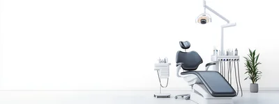 Modern Dental Examination Chair In A Minimalist Clinic