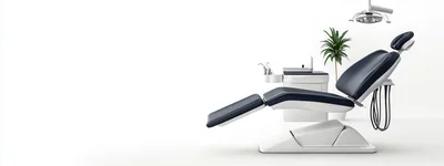 Modern Dental Chair In A Minimalist Clinic