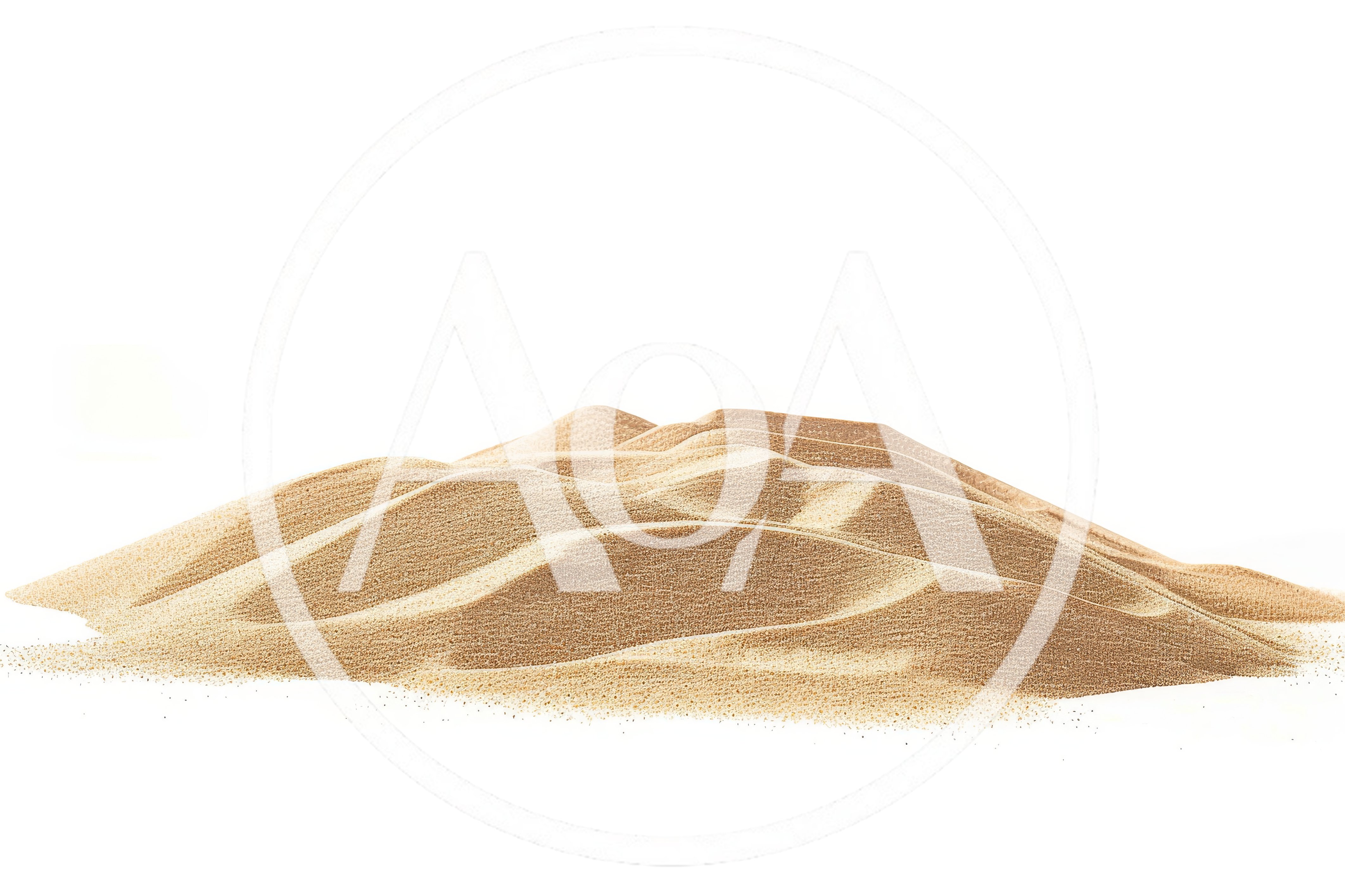 Large Pile Of Fine Beige Sand