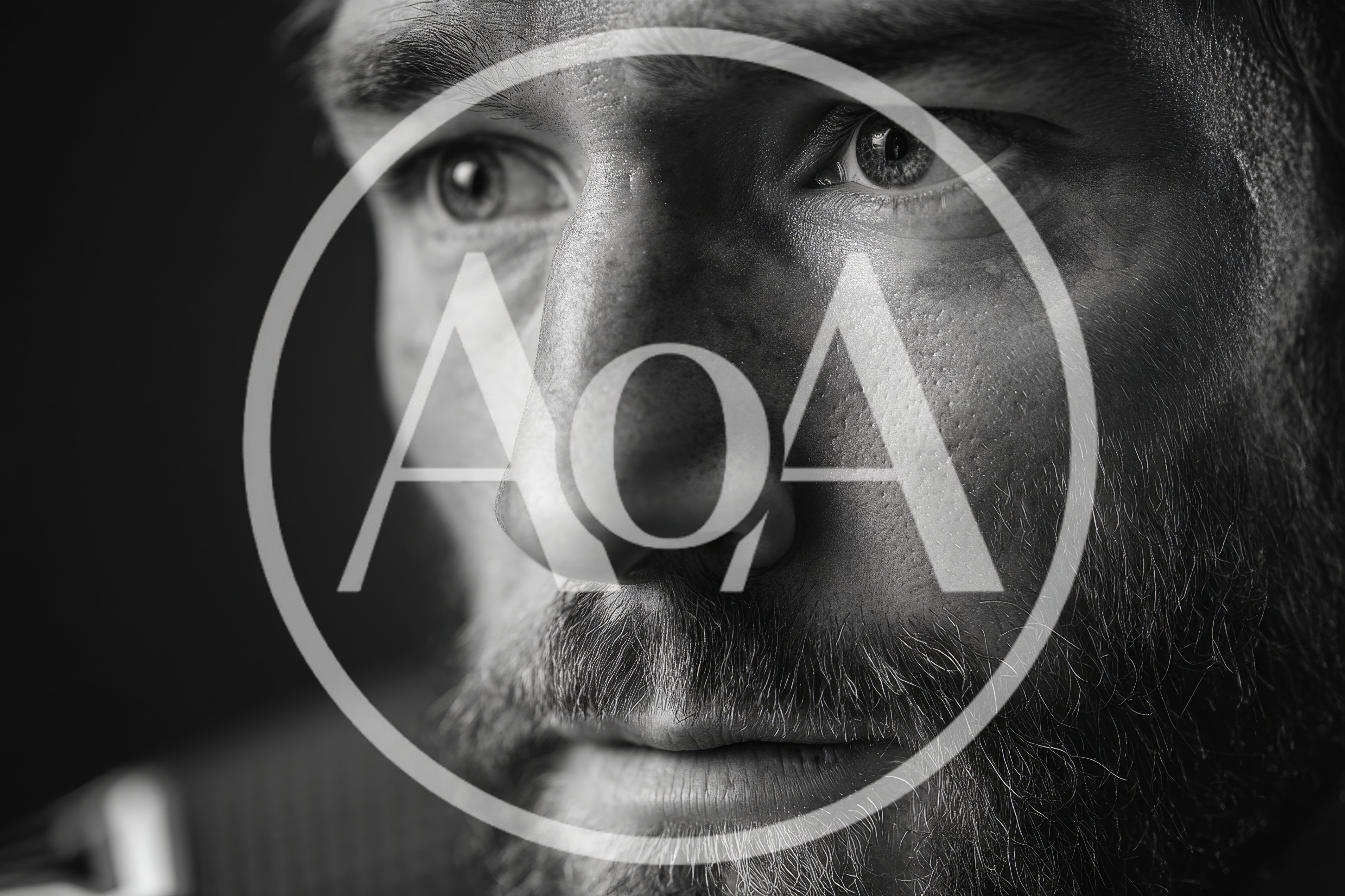Close Up Portrait Of A Bearded Man