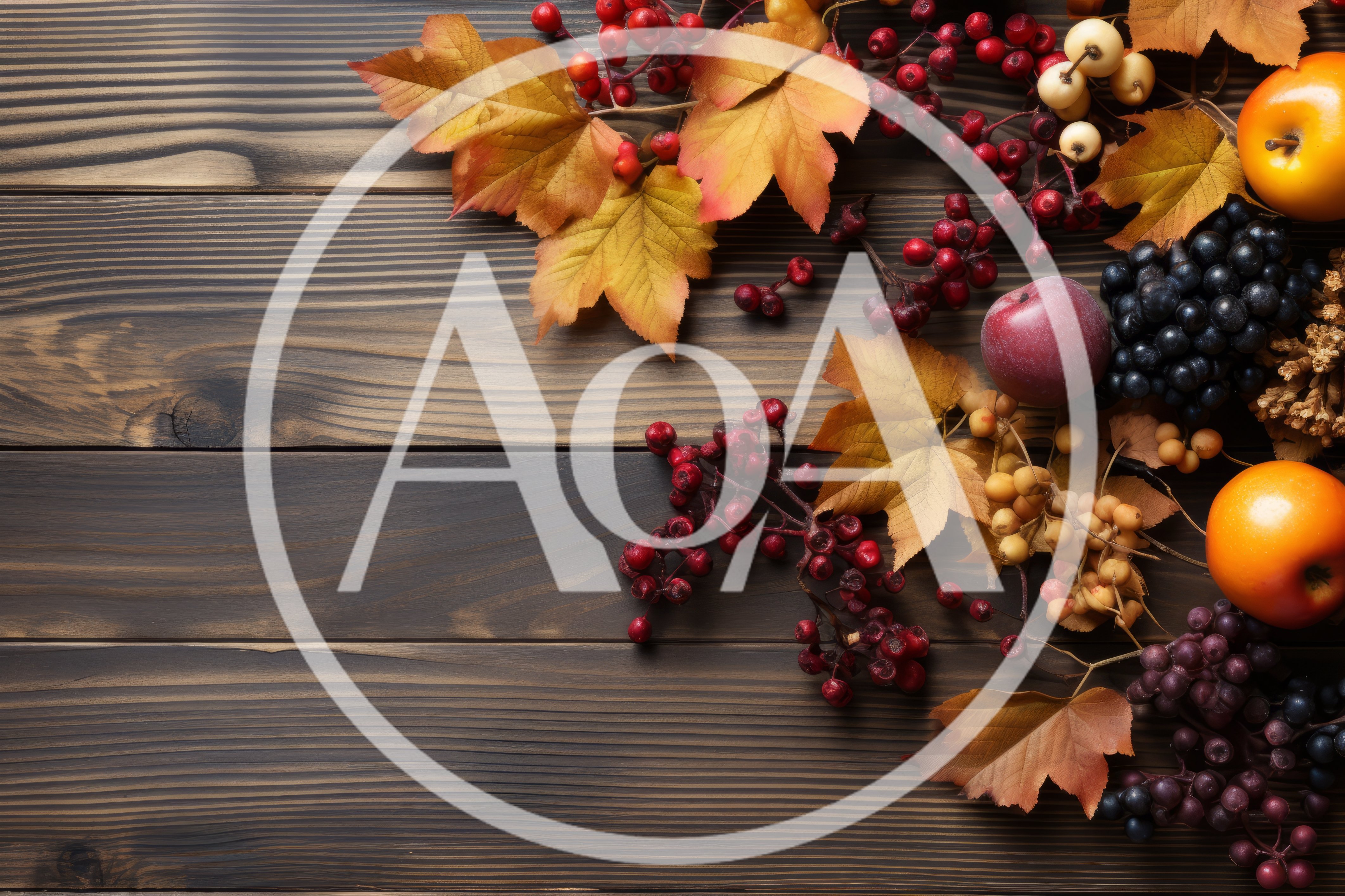 Autumn Harvest Still Life With Fruits And Berries