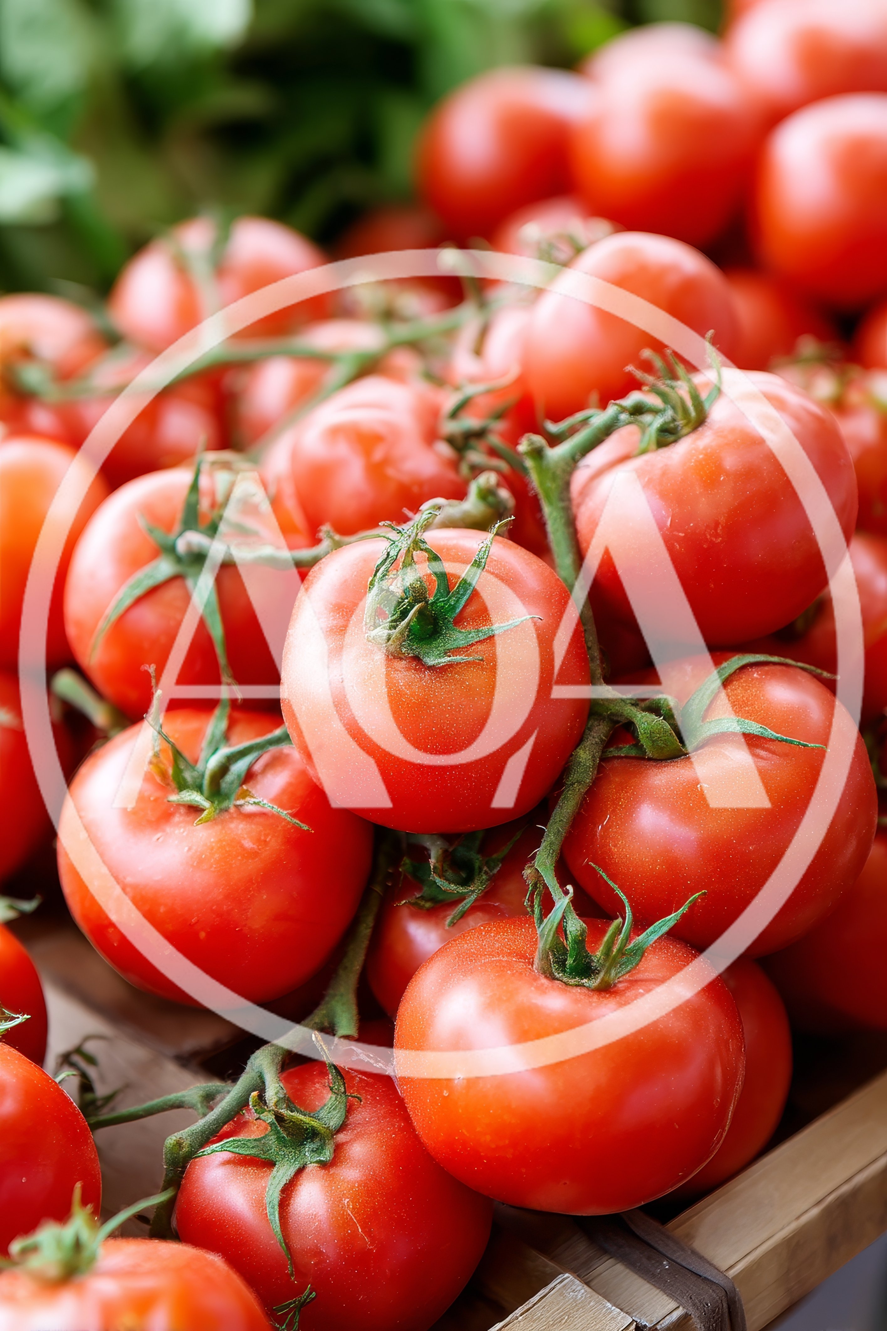 Fresh Red Tomatoes on the Vine