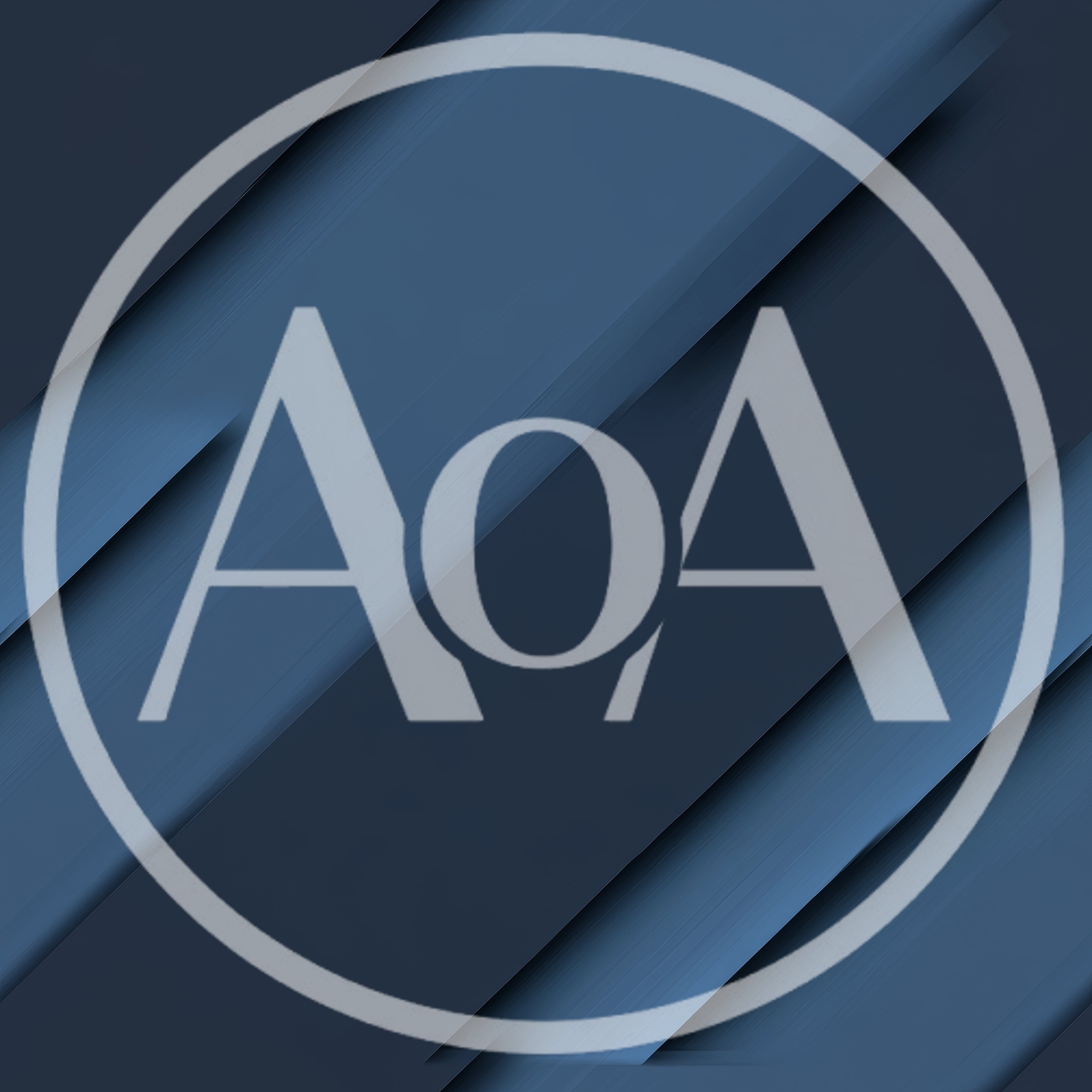 Abstract Blue Diagonal Layers Background