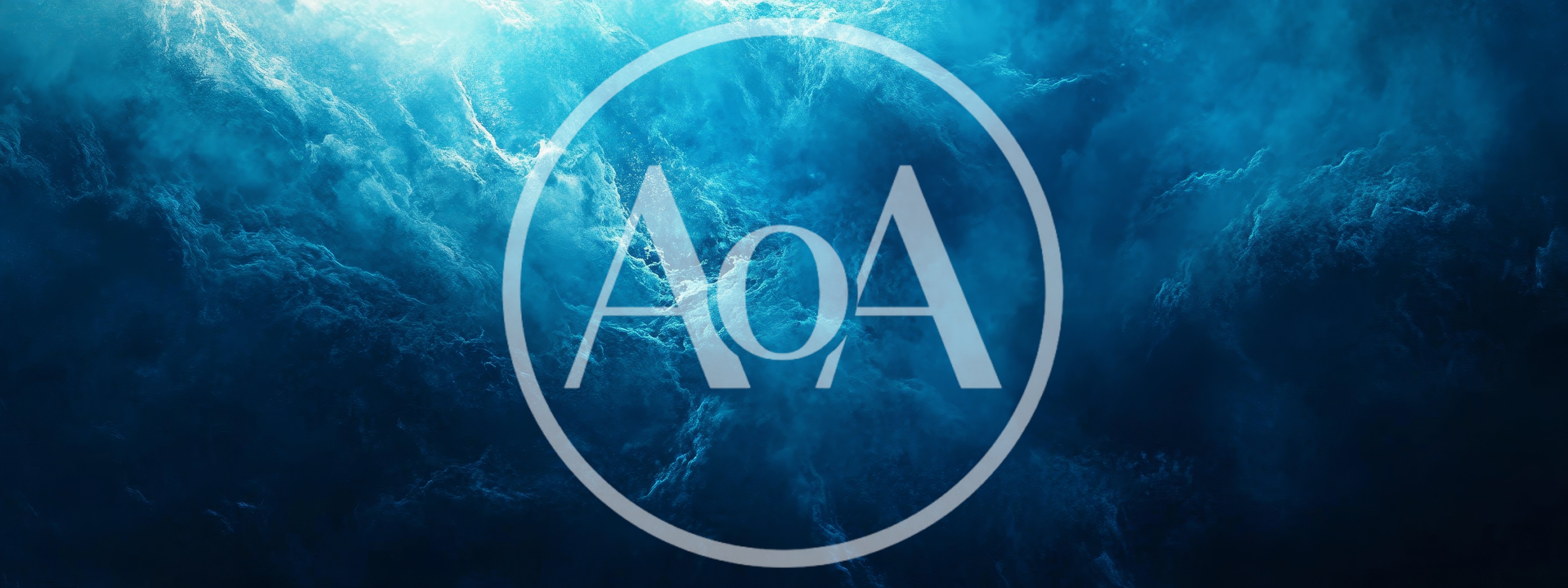 Abstract Underwater Ocean Waves With Light Rays