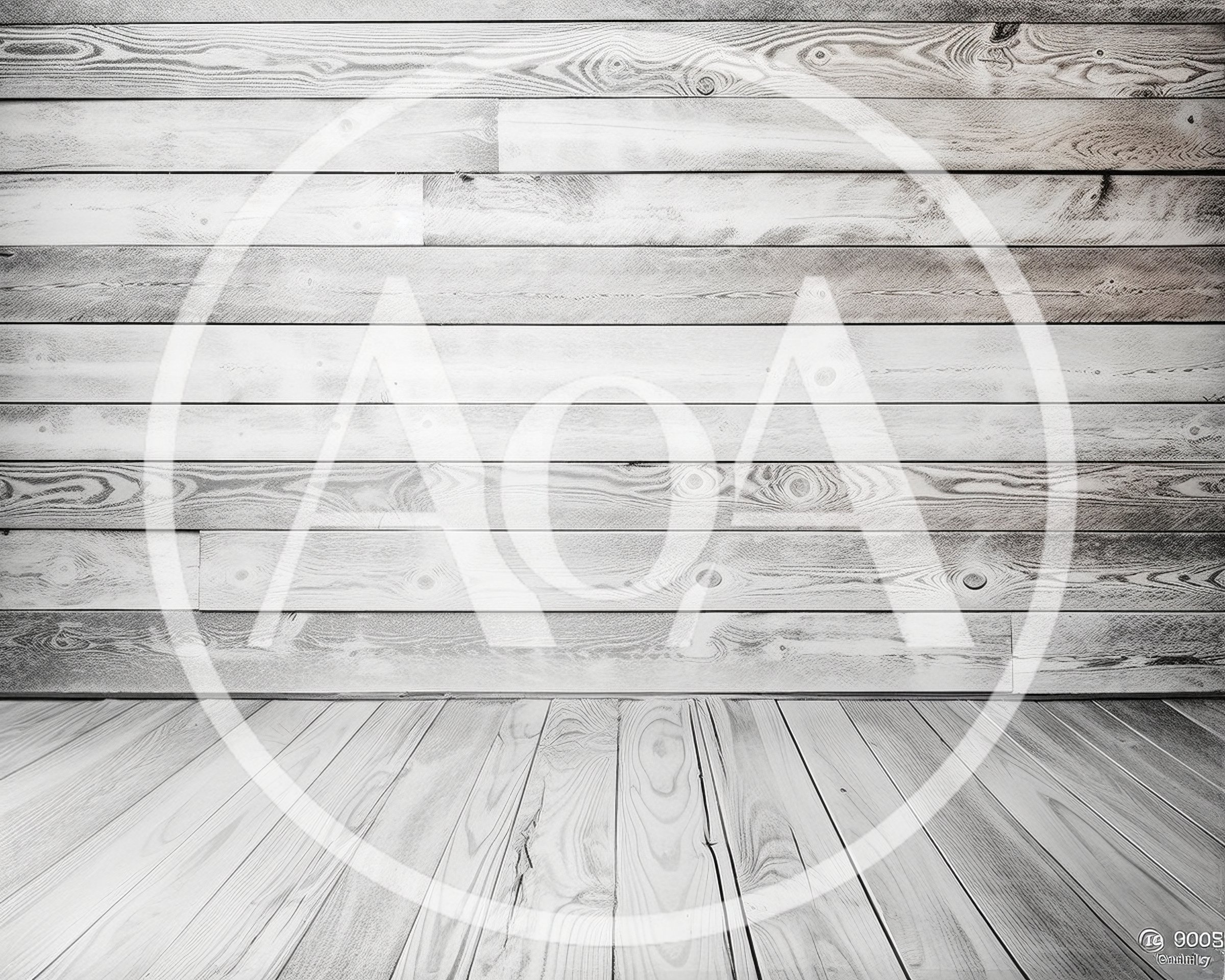 Rustic White Washed Wooden Wall And Floor Background