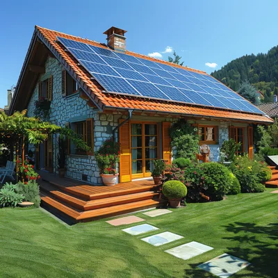Charming Stone Cottage With Solar Panels And Garden