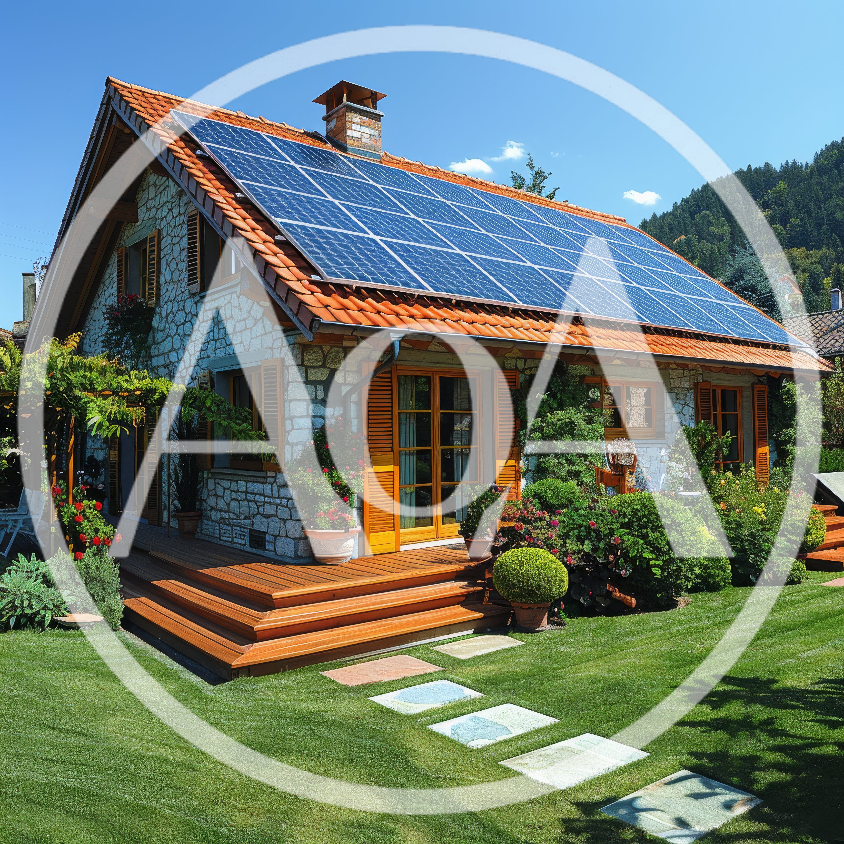 Charming Stone Cottage With Solar Panels And Garden